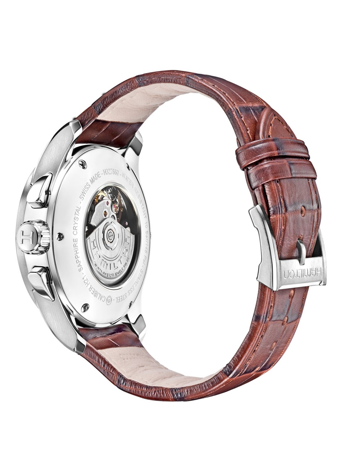 Hamilton Horloge Jazzmaster H32766513 - detail zilver