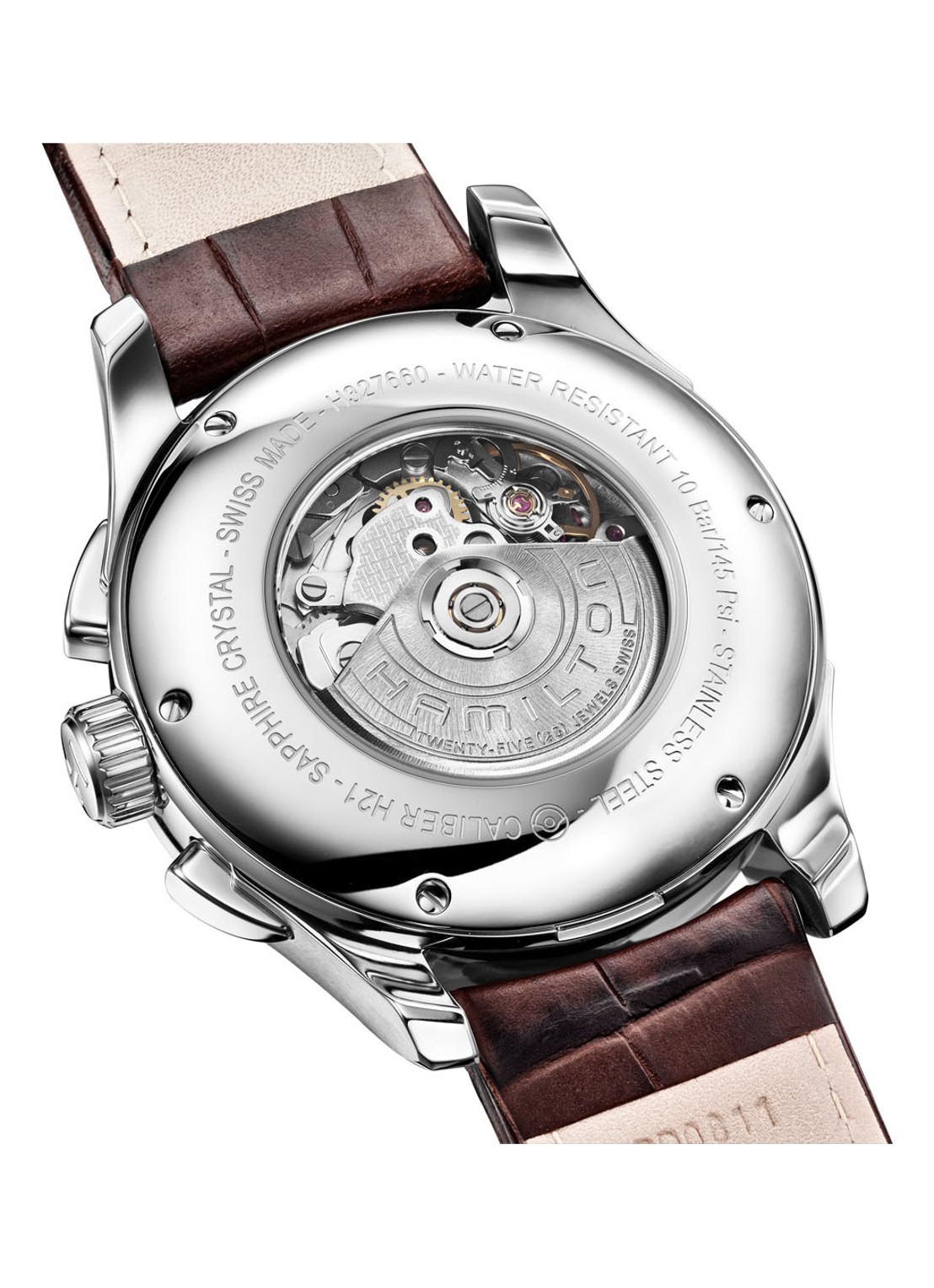 Hamilton Horloge Jazzmaster H32766513 - detail 2 zilver