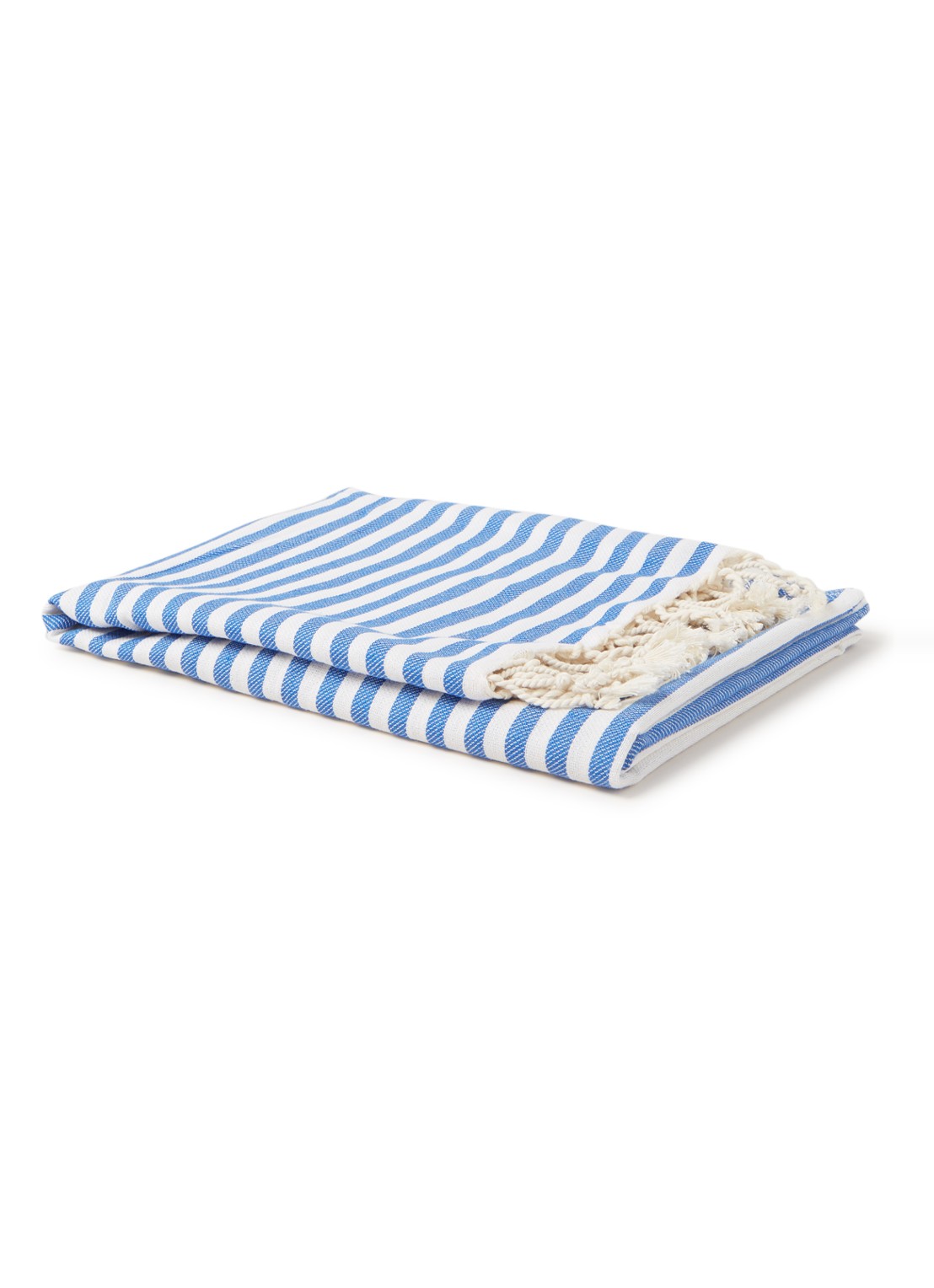 Hammam34 Succulent Love Hammam strandlaken 170 x 90 cm - voorkant 2 blauw