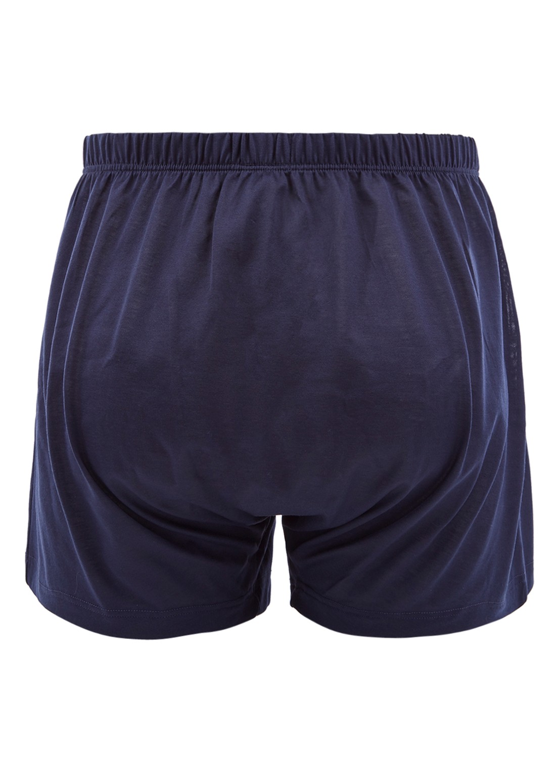 Hanro Boxershort van gemerceriseerd katoen - achterkant 2 donkerblauw