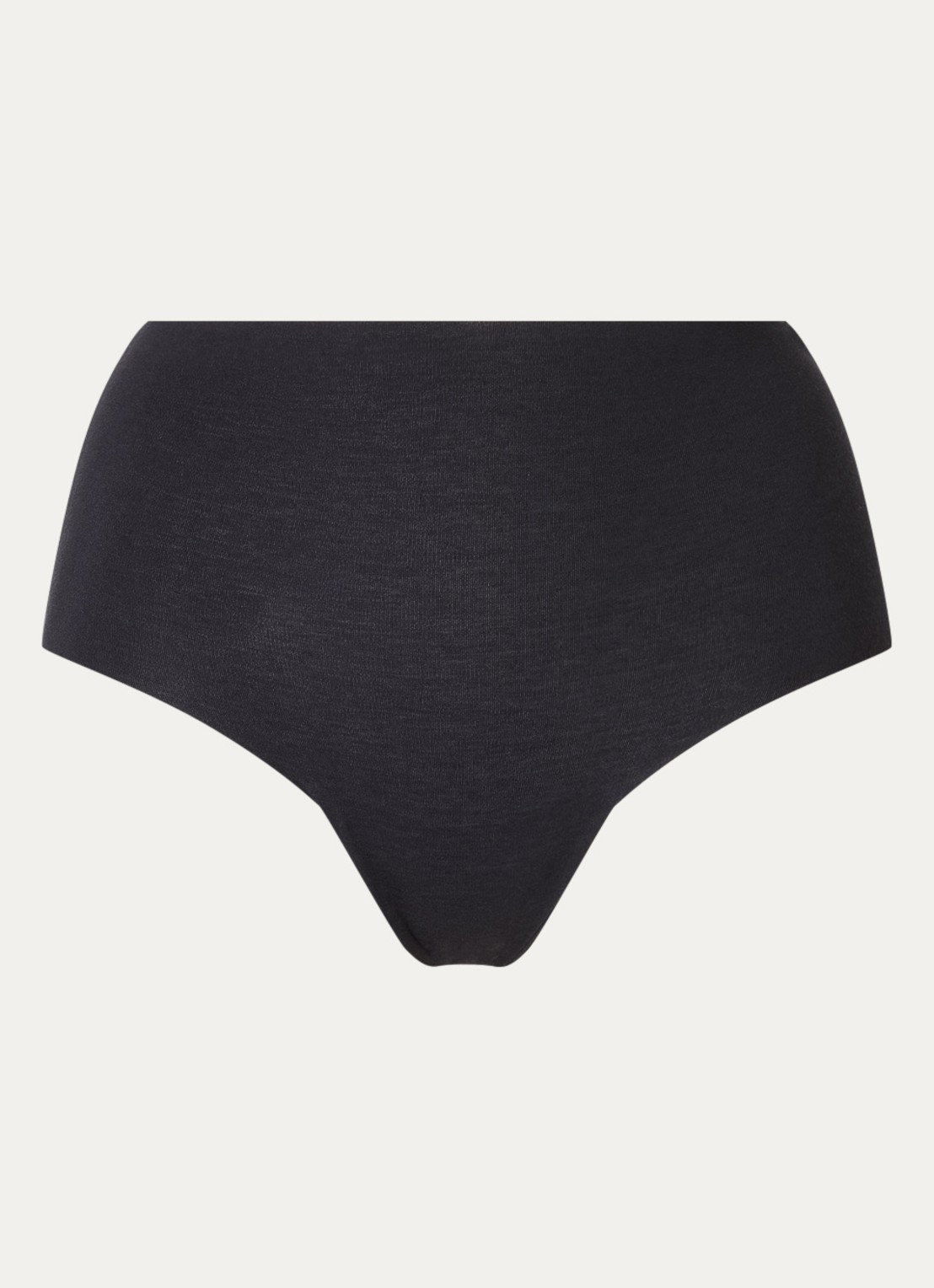 Hanro High waisted naadloze slip - voorkant 4 zwart