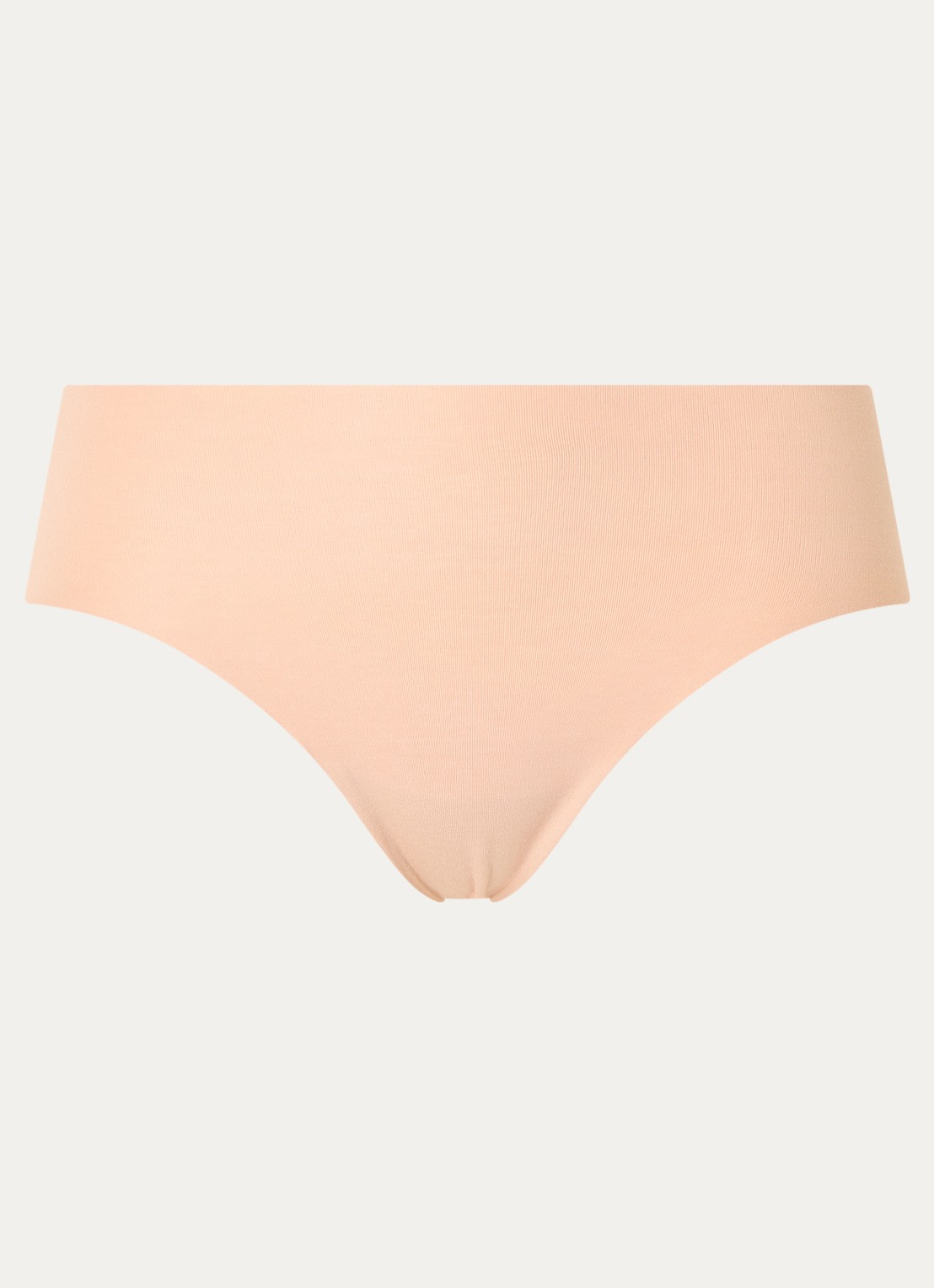 Hanro Invisible Cotton naadloze slip - voorkant 3 beige