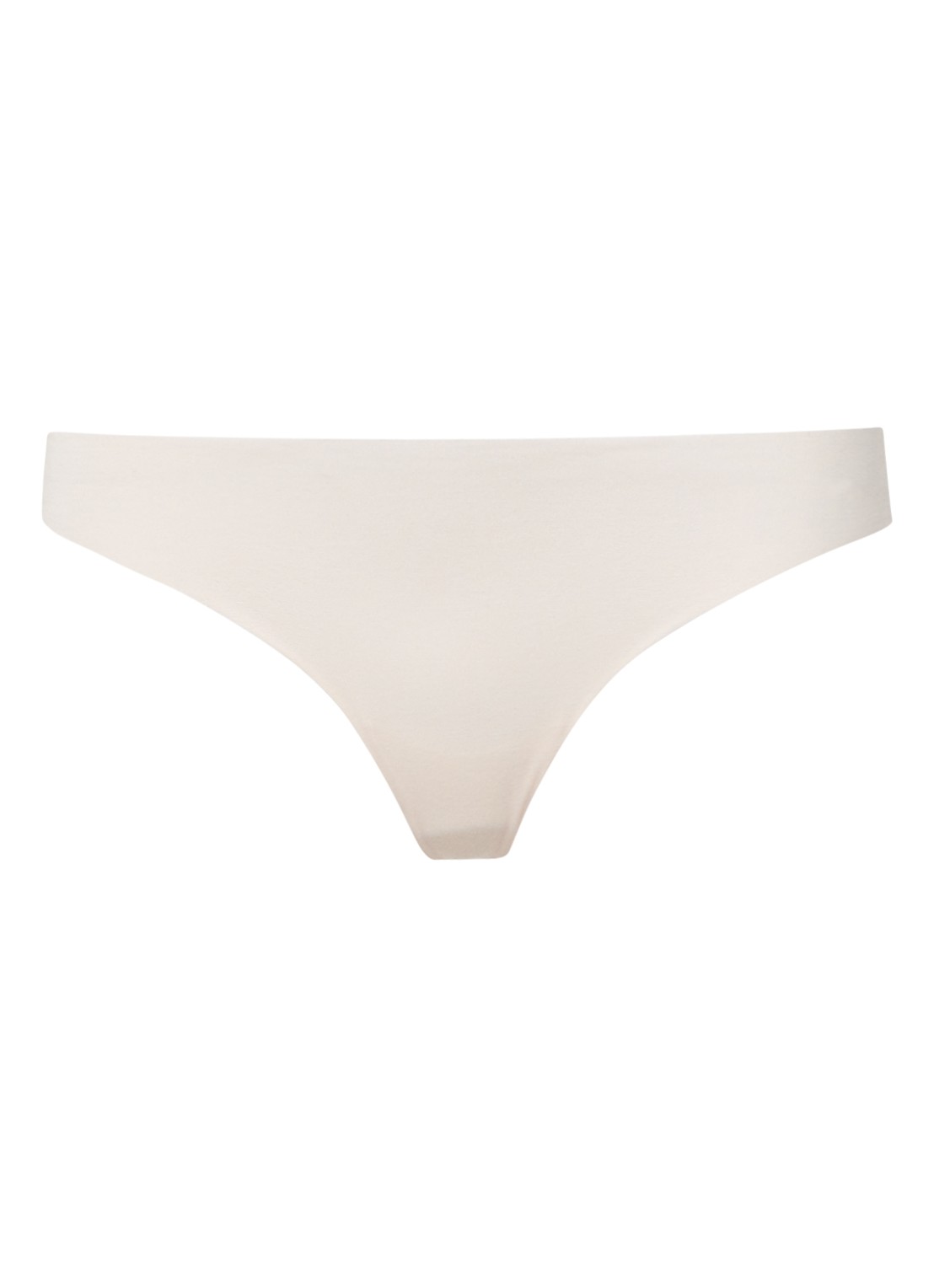 Hanro Invisible Cotton naadloze string - voorkant lichtroze