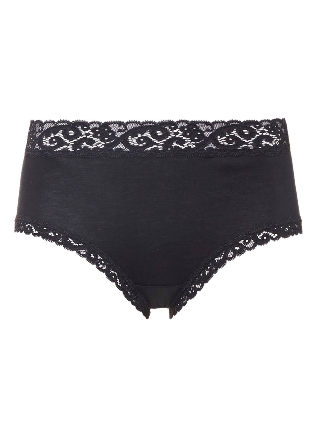 Hanro Moments slip - voorkant zwart