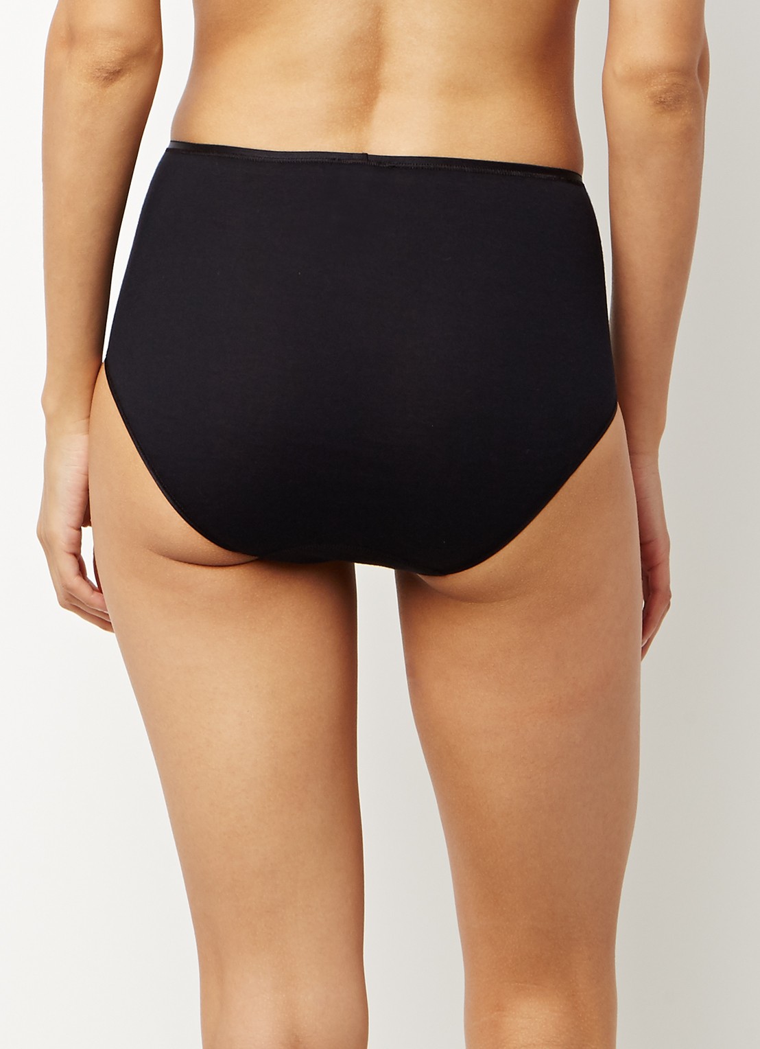 Hanro Naadloze maxi slip - achterkant 2 zwart