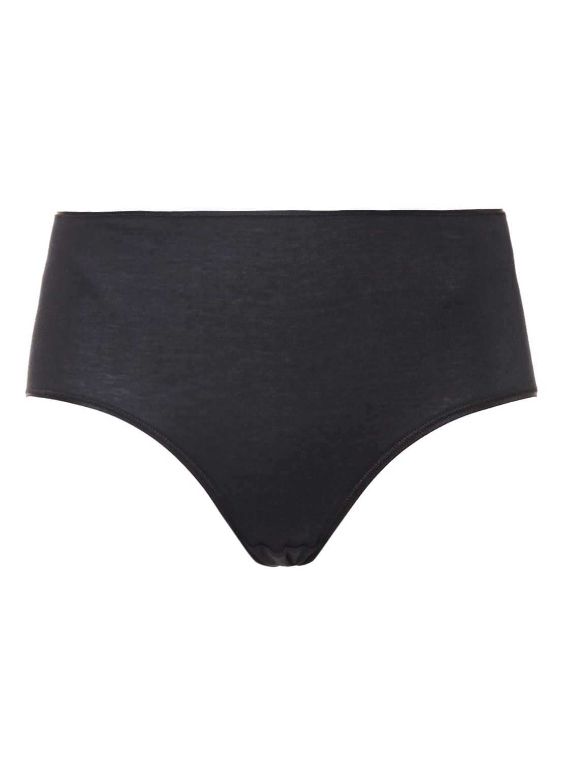 Hanro Naadloze maxi slip - voorkant zwart