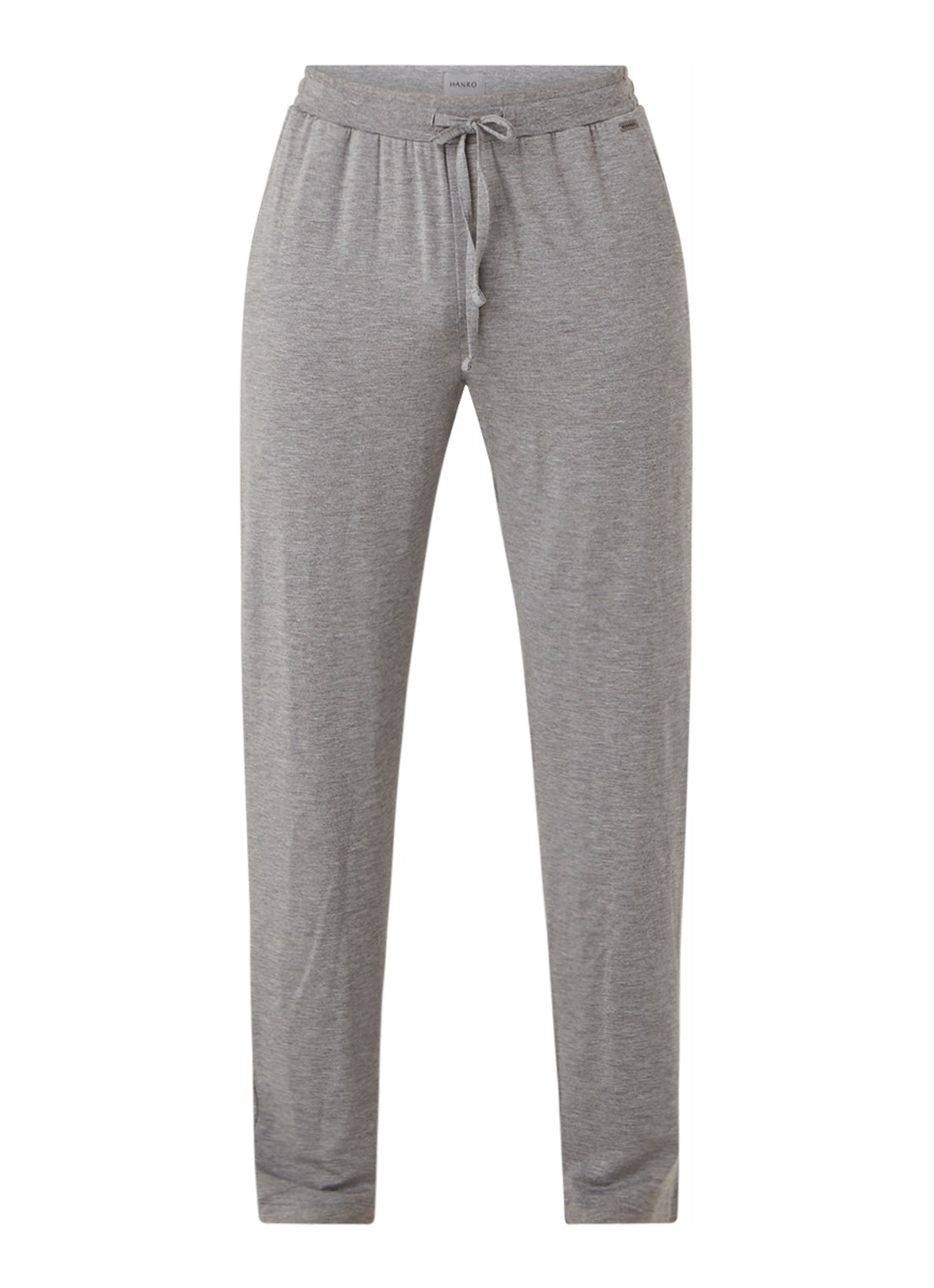 Hanro Pyjamabroek met steekzakken - voorkant antraciet