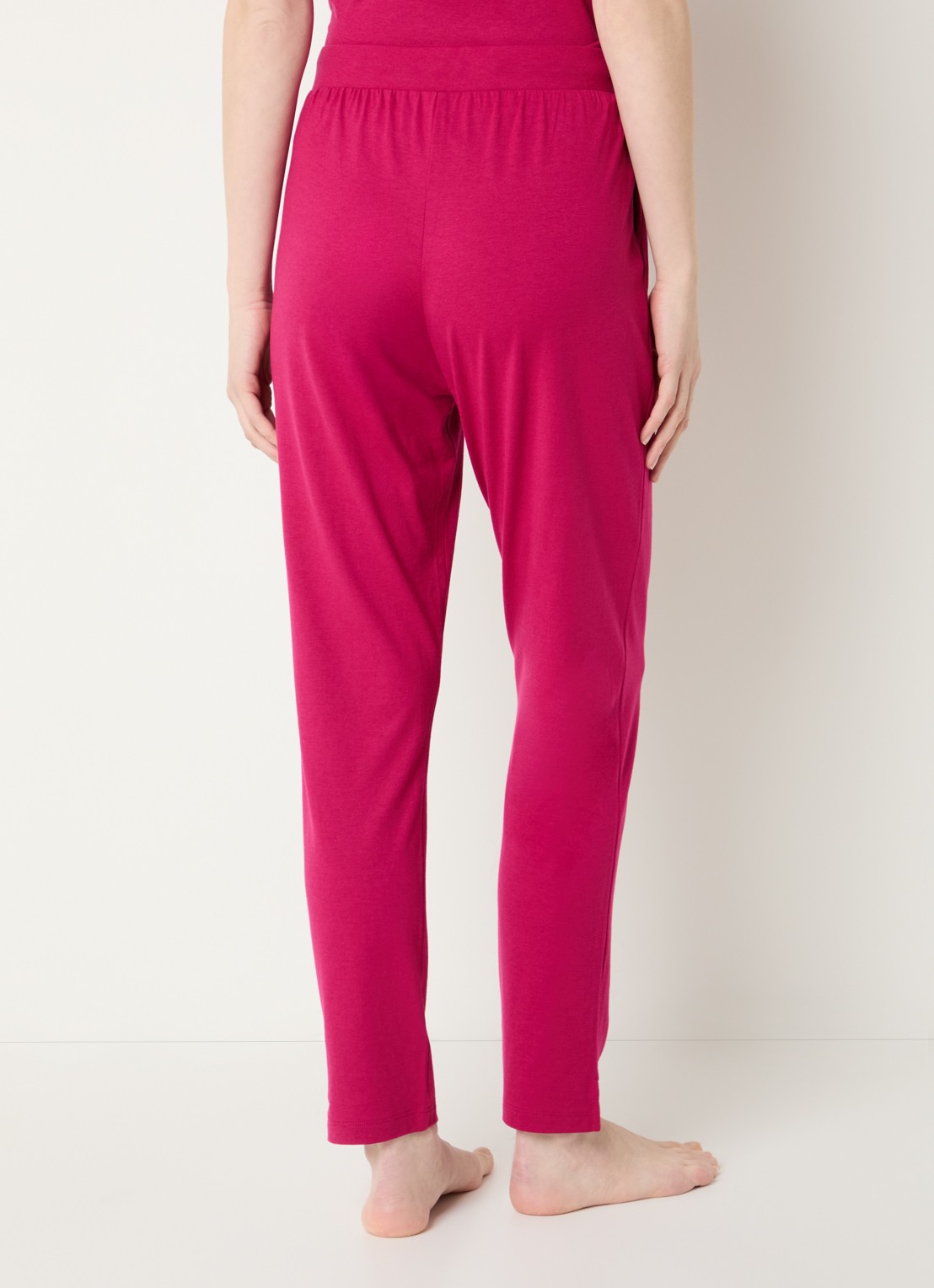 Hanro Pyjamabroek met trekkoord - achterkant 7 donkerbeige