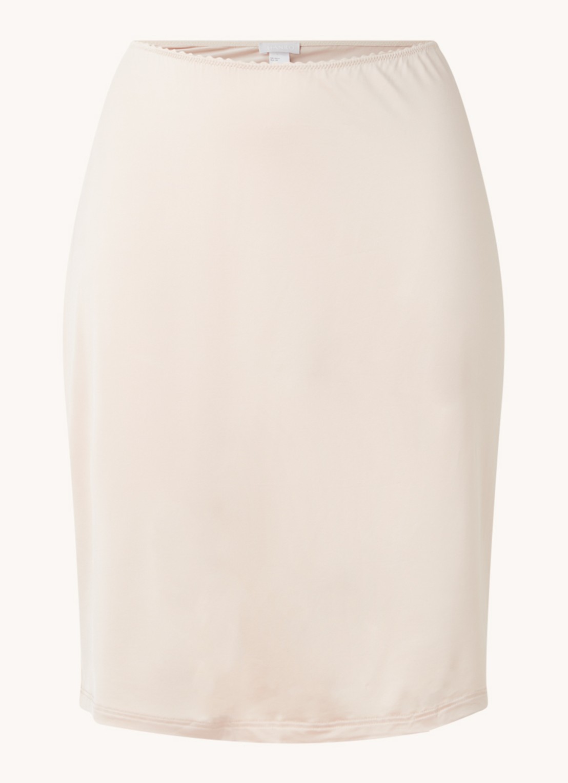 Hanro Satin Deluxe onderrok - voorkant beige