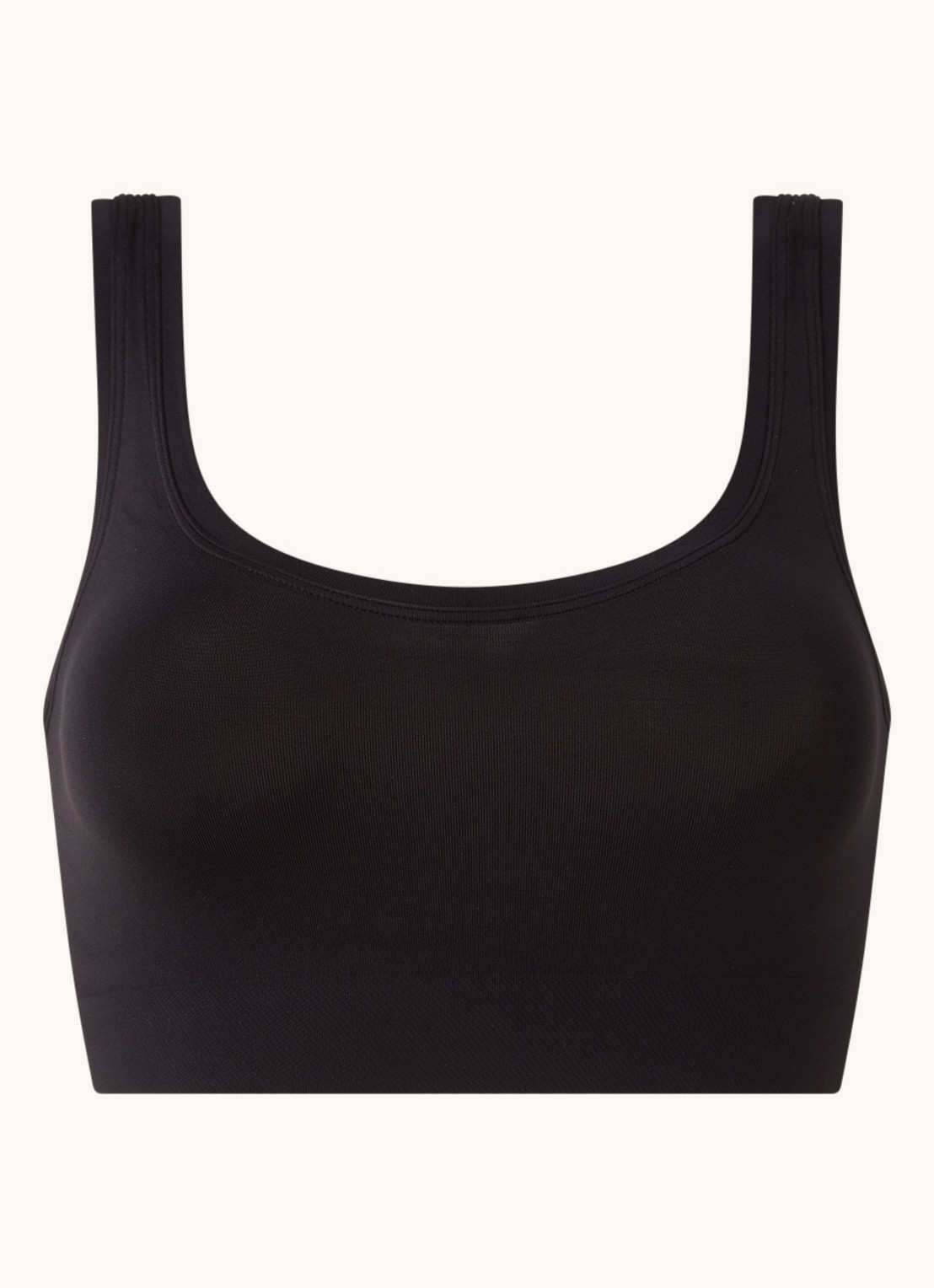 Hanro Touch Feeling bralette zonder vulling - voorkant 3 zwart