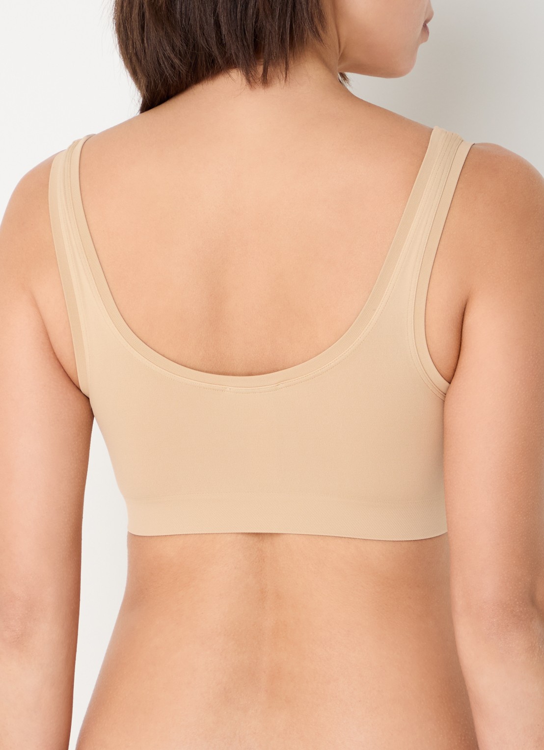 Hanro Touch Feeling bralette - achterkant 4 beige