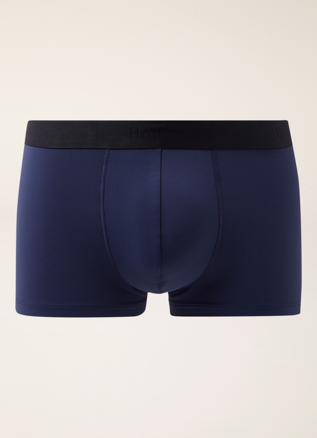 Hanro Trunk Micro Touch boxershort in uni - voorkant 2 blauw