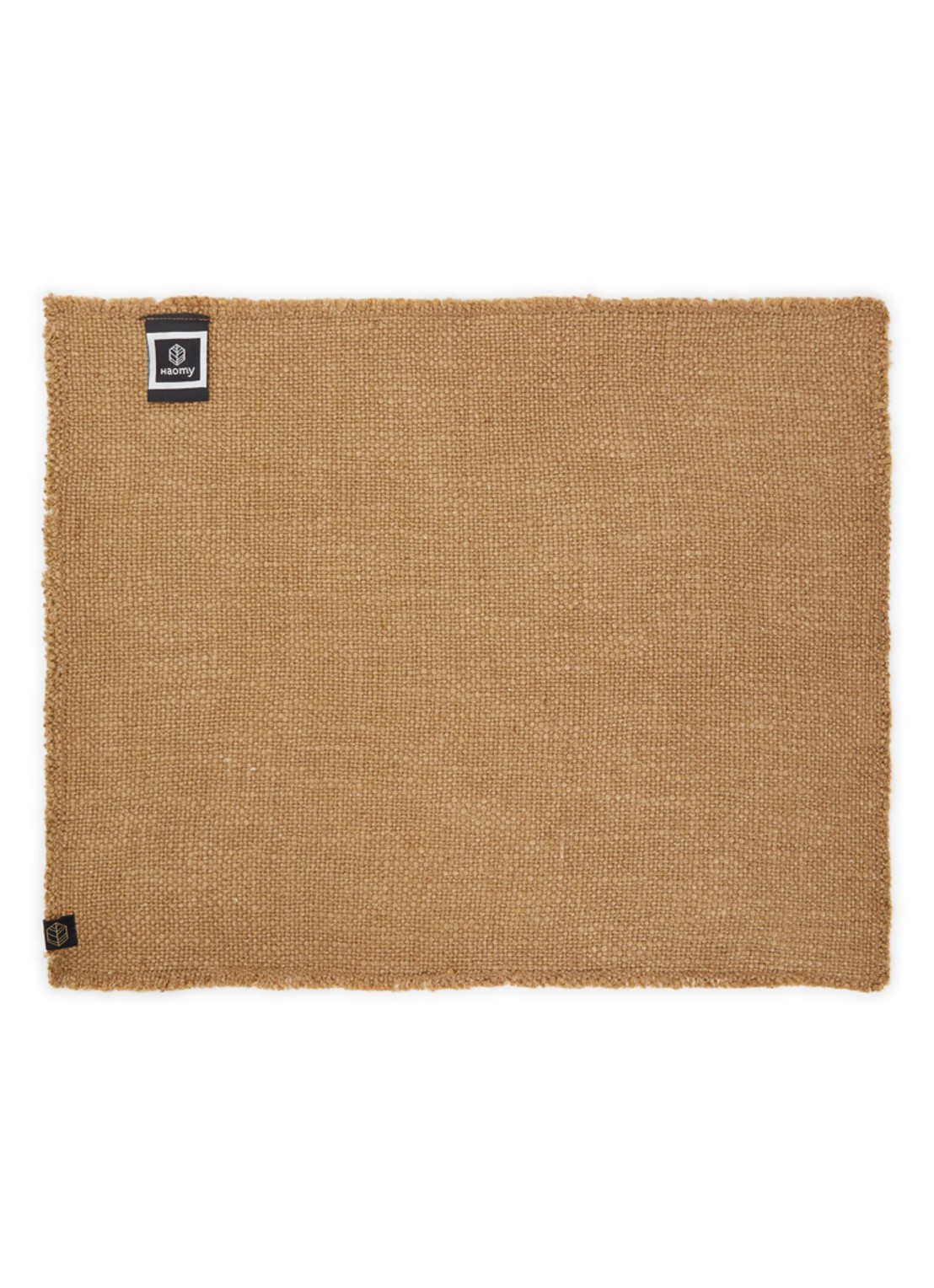Haomy California placemat 35 x 45 cm - voorkant camel