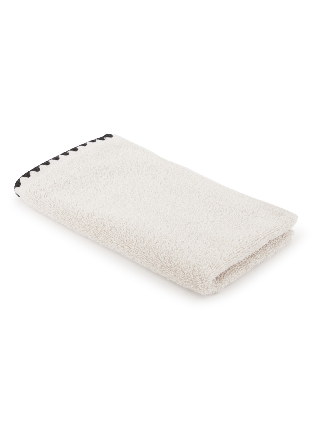 Haomy Issey gastendoek 30 x 50 cm - voorkant 2 creme