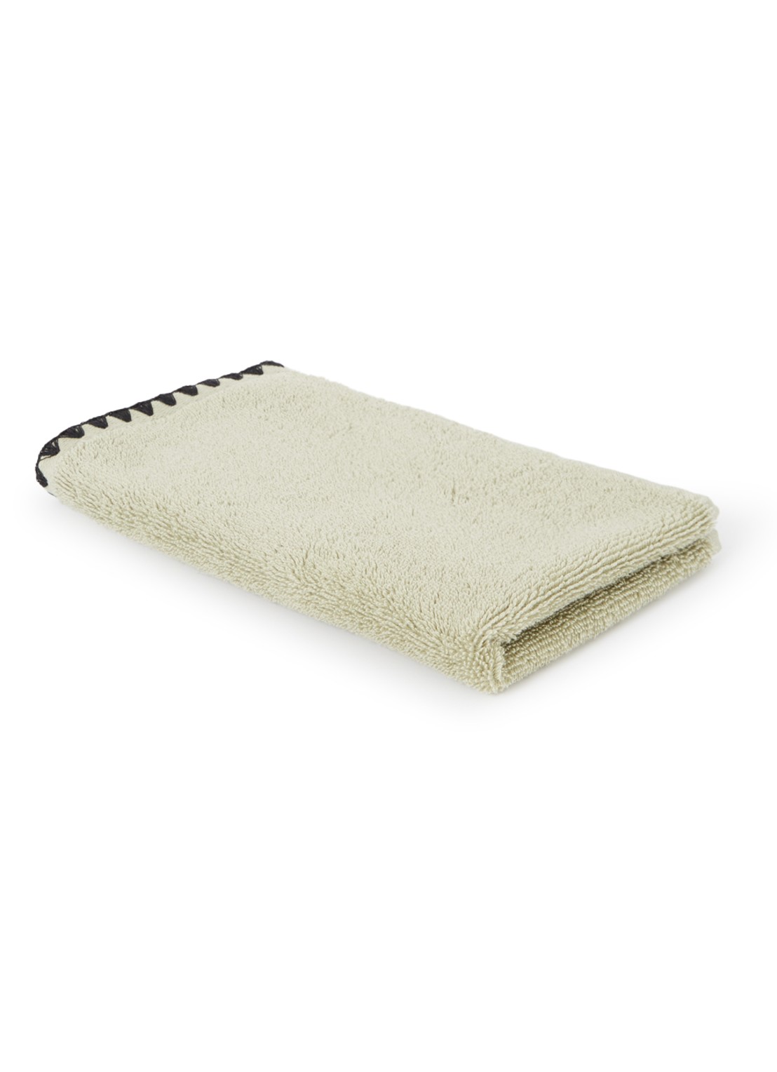 Haomy Issey gastendoek 30 x 50 cm - voorkant lichtgroen