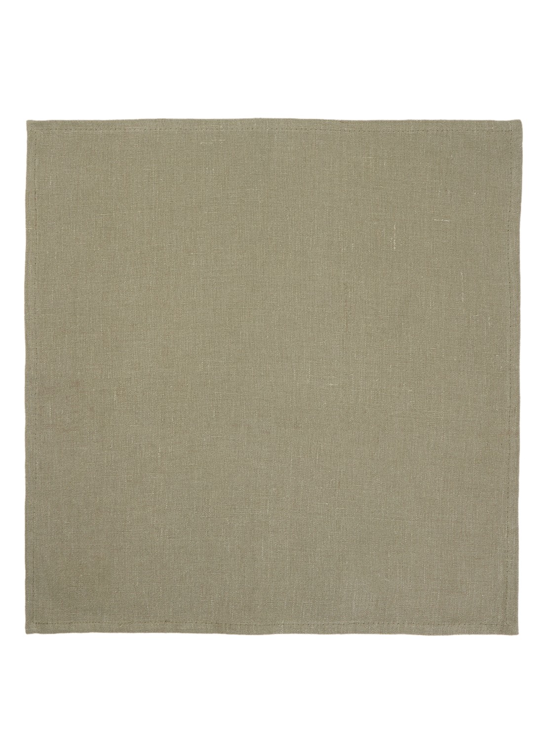 Haomy Pise servet 40 x 40 cm  - voorkant mosgroen