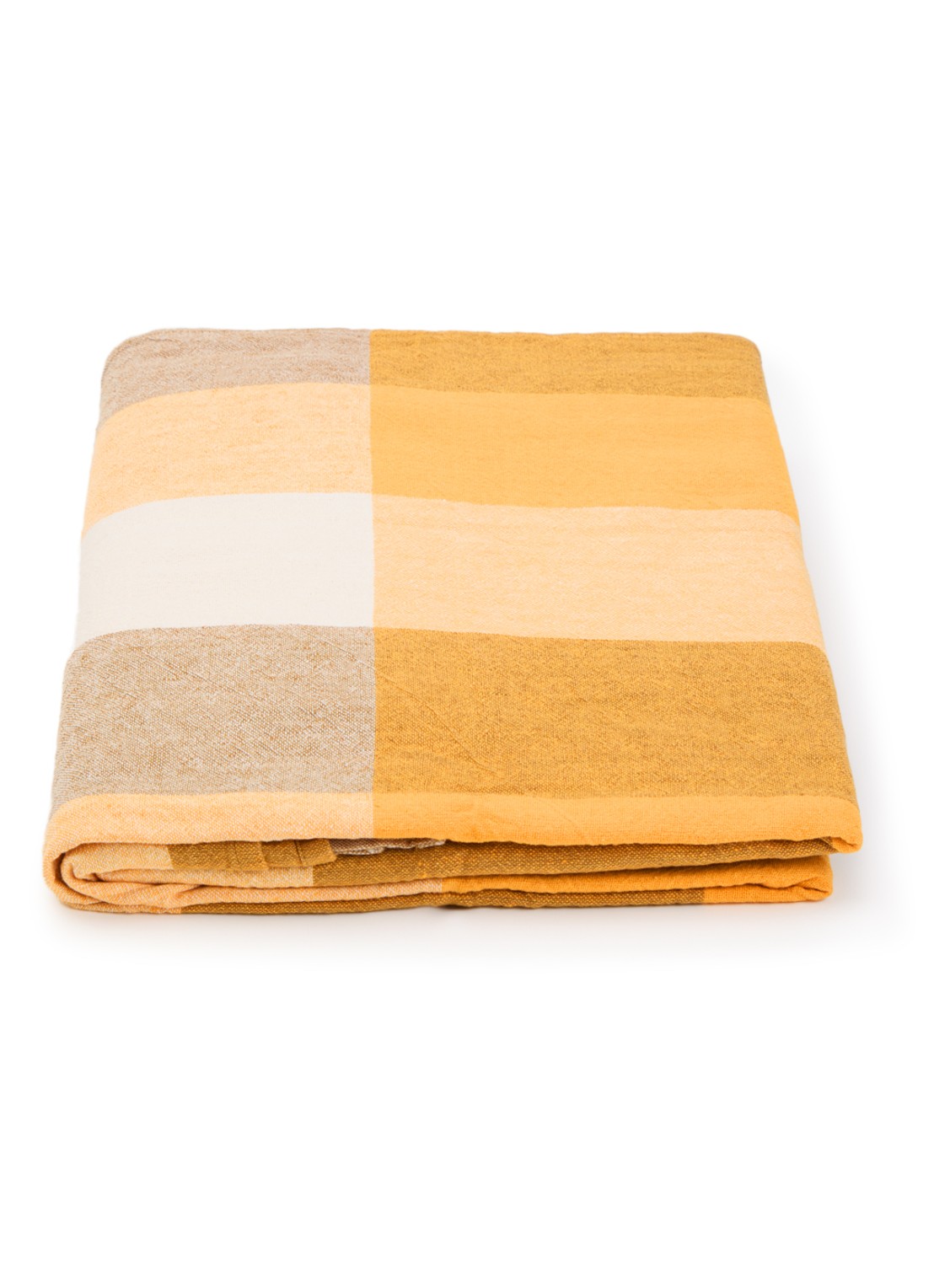 Haomy Tenerife tafelkleed 160 x 250 cm  - voorkant okergeel
