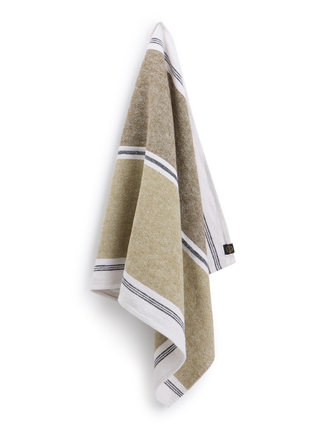 Haomy Trevise theedoek 46 x 70 cm  - voorkant groen
