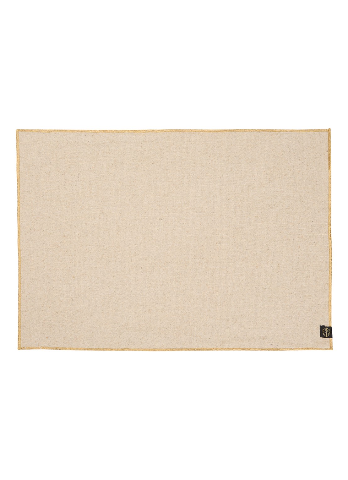 Haomy Verone placemat 35 x 45 cm  - voorkant beige