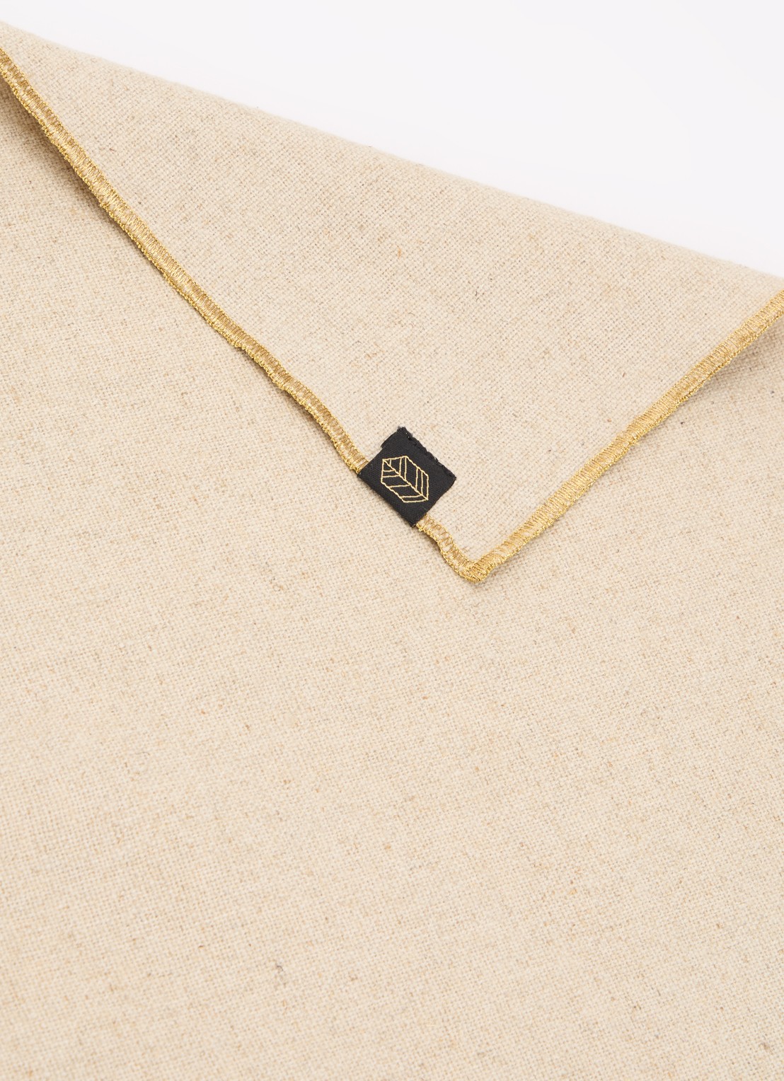 Haomy Verone placemat 35 x 45 cm  - voorkant 2 beige