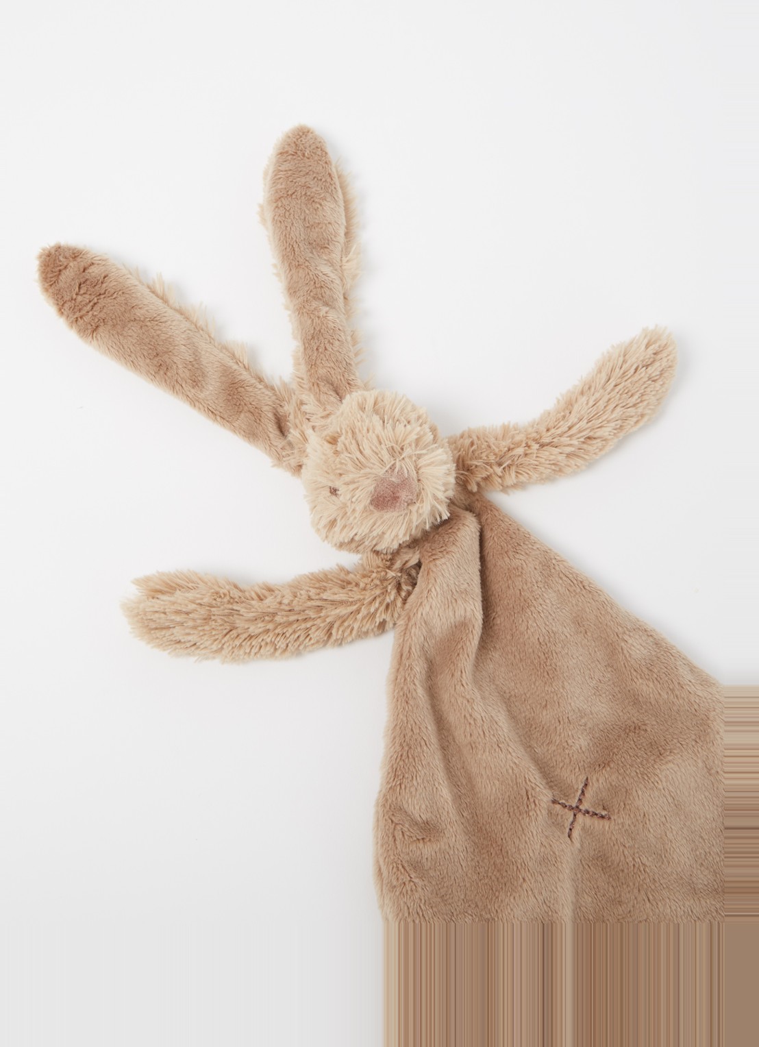 Happy Horse Clay richie knuffeldoekje 35 cm  - voorkant 2 lichtbruin