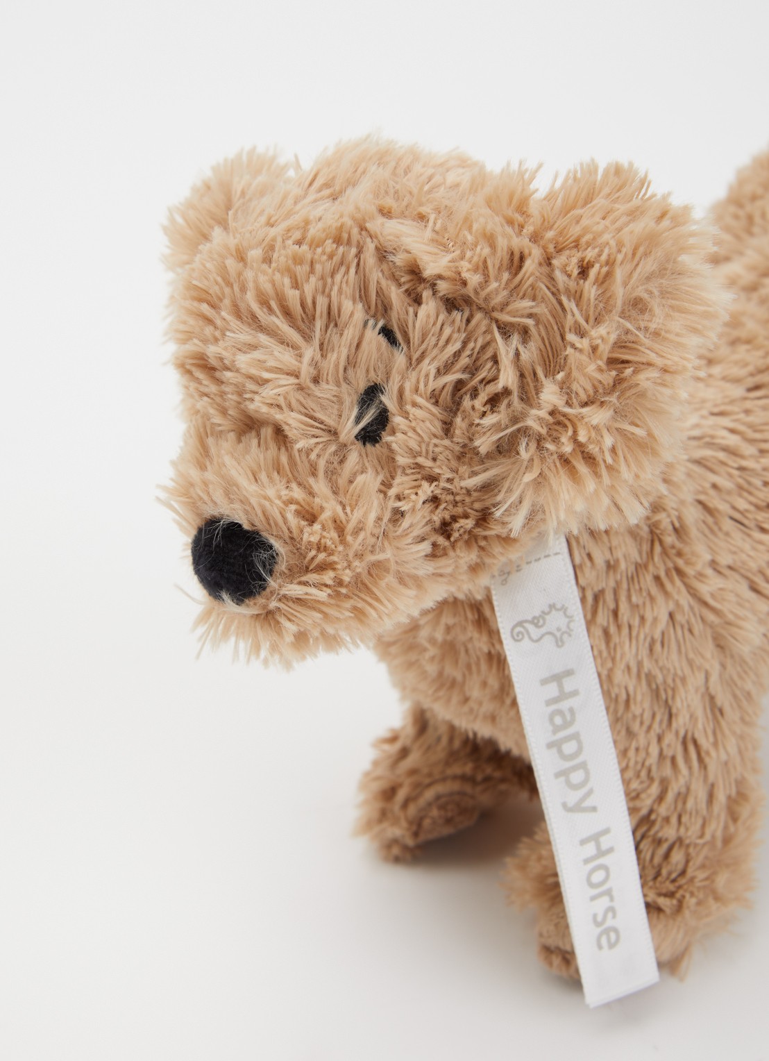 Happy Horse Dachshund Duke knuffel 20 cm - voorkant 2 lichtbruin
