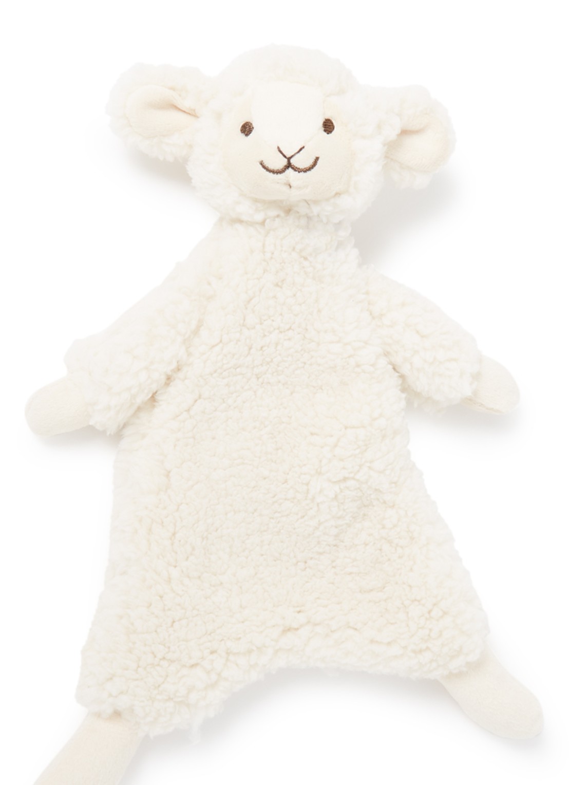 Happy Horse Lamb Leo knuffeldoekje - voorkant wit