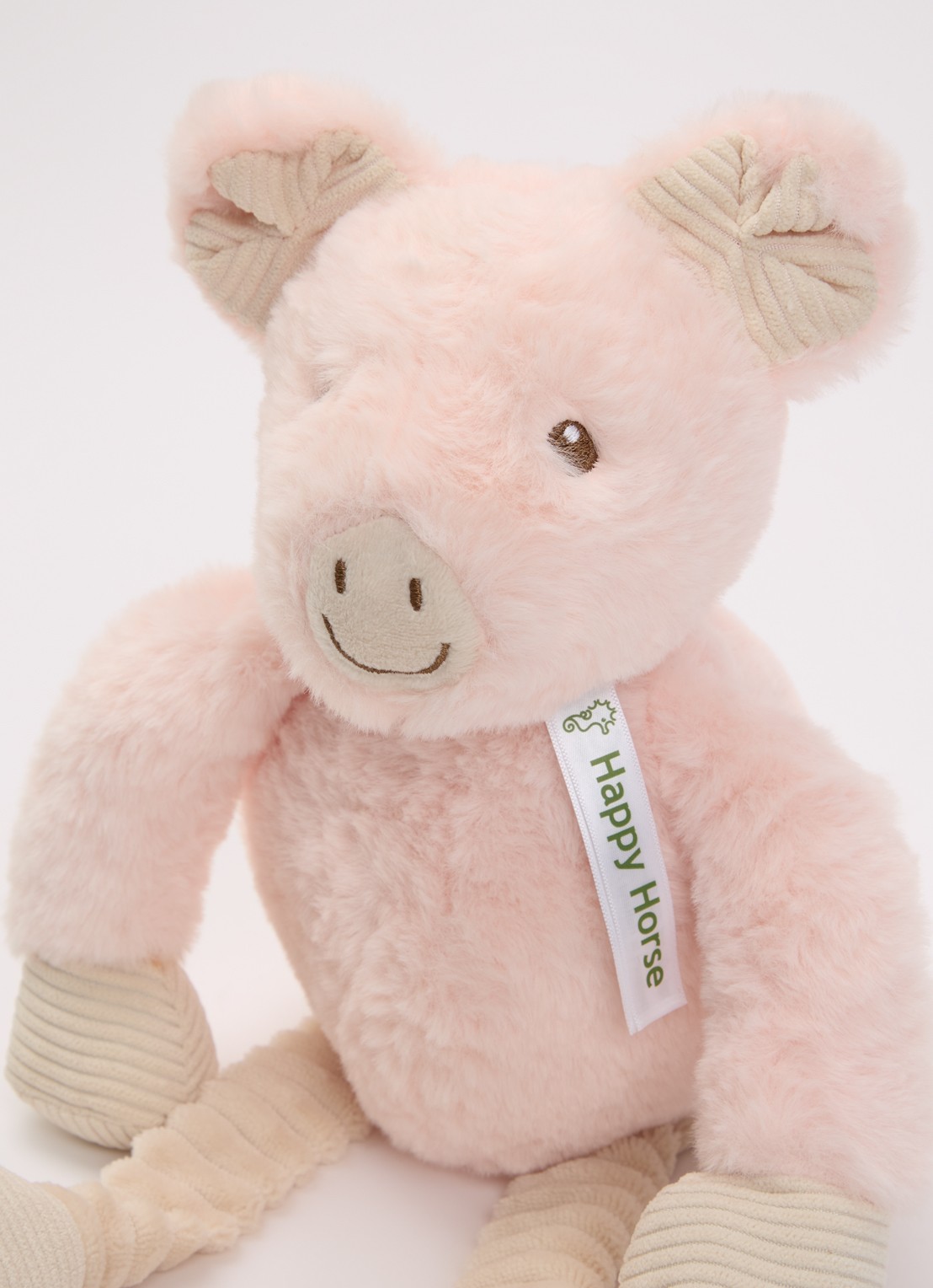 Happy Horse Pig Posh No. 2 knuffel 40 cm - voorkant 2 lichtroze