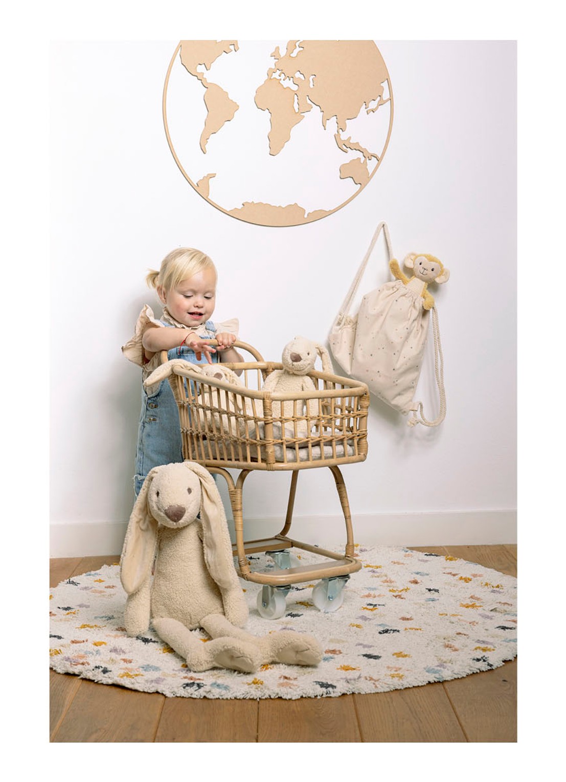 Happy Horse Rabbit Richie knuffel 38 cm - detail ivoor