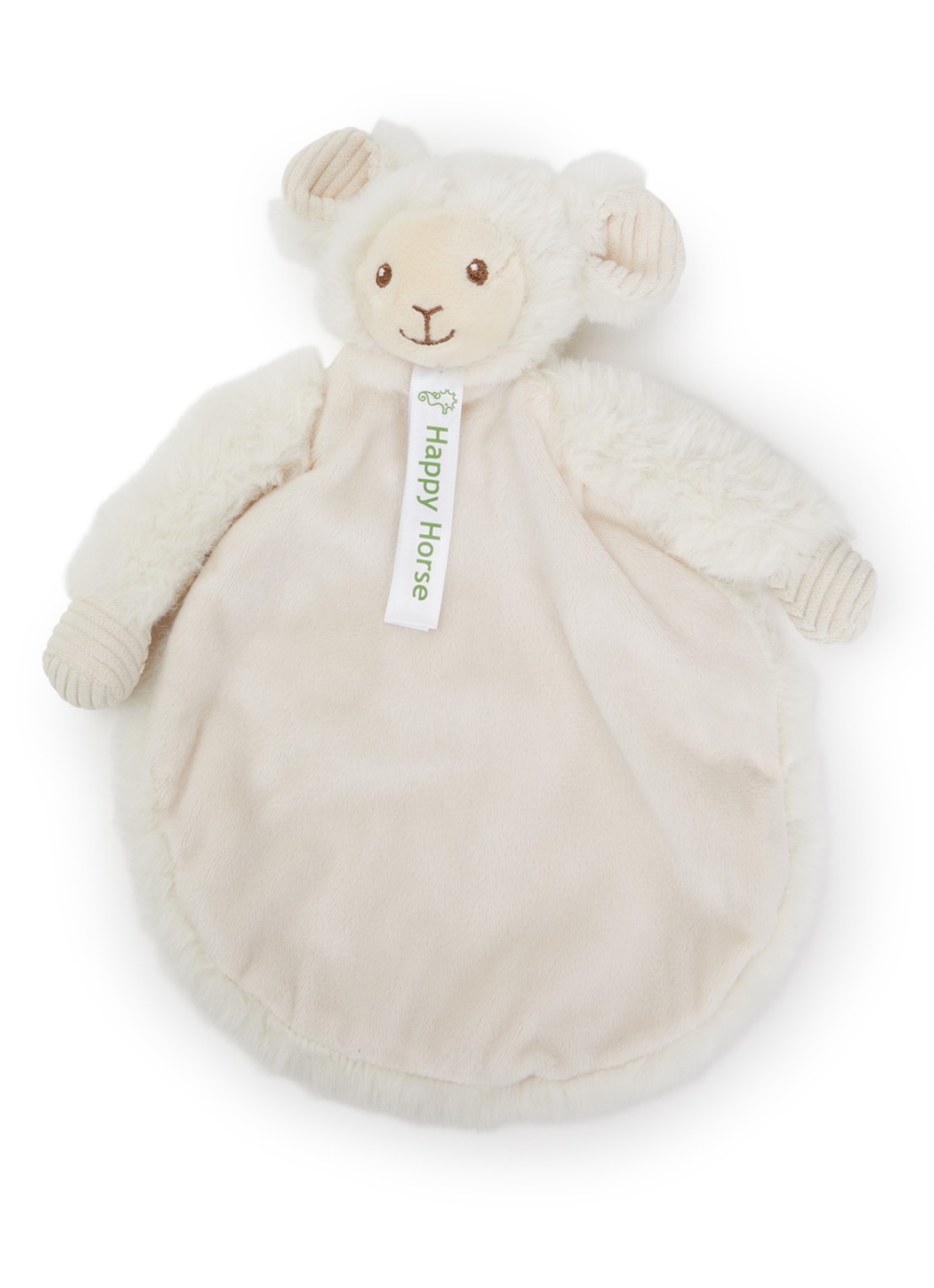 Happy Horse Sheep Seth knuffeldoekje 26 cm - voorkant gebroken wit