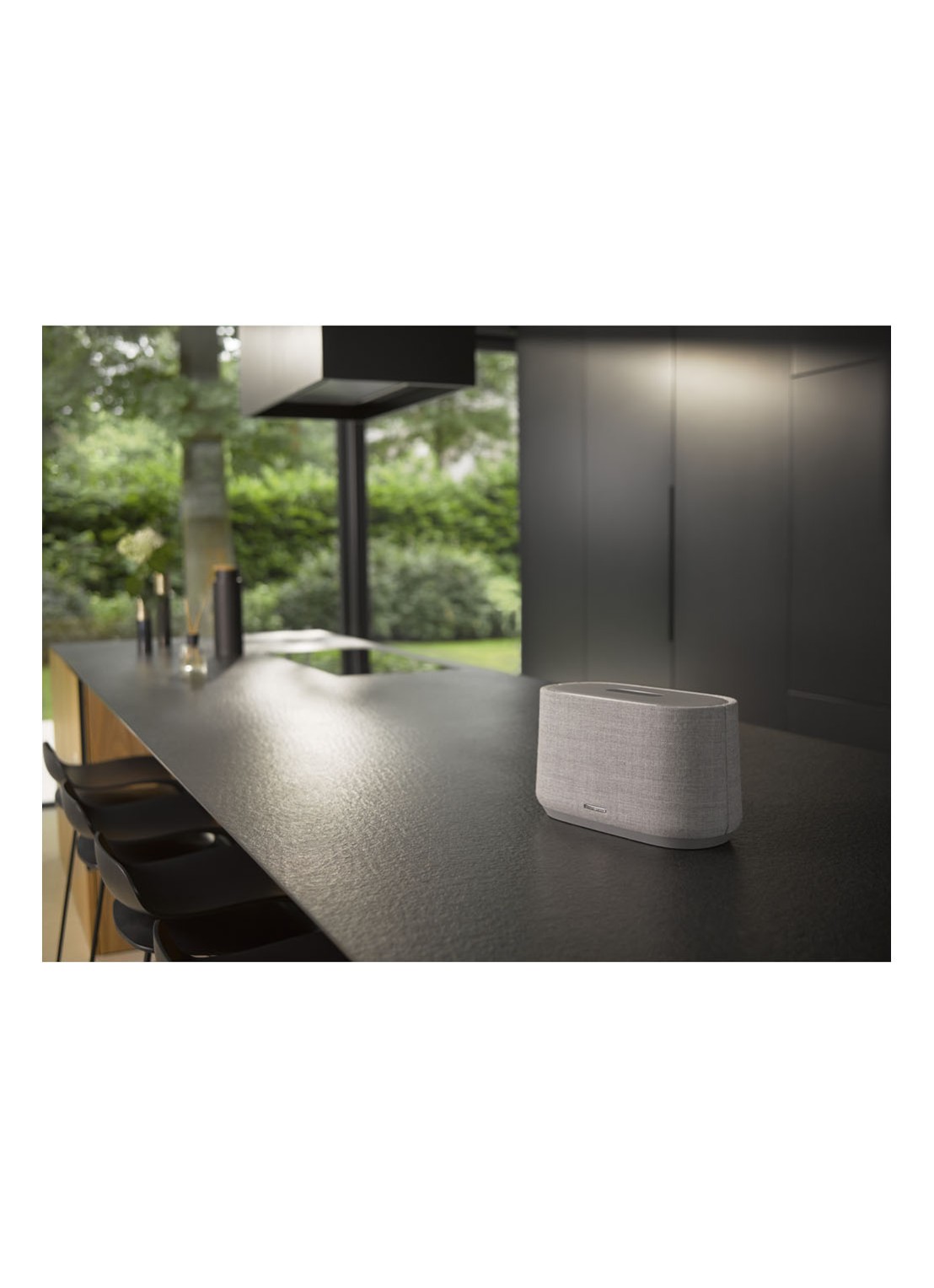 Harman Kardon Citatiion 300 draadloze speaker - voorkant 2 lichtgrijs