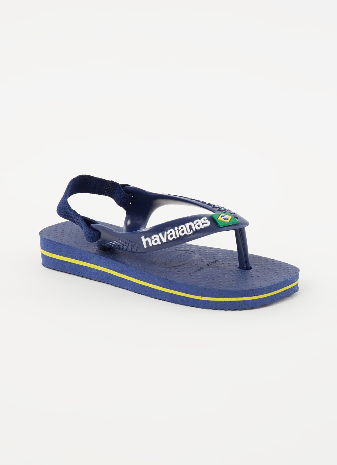 Havaianas Brasil slipper met enkelband - voorkant 2 donkerblauw