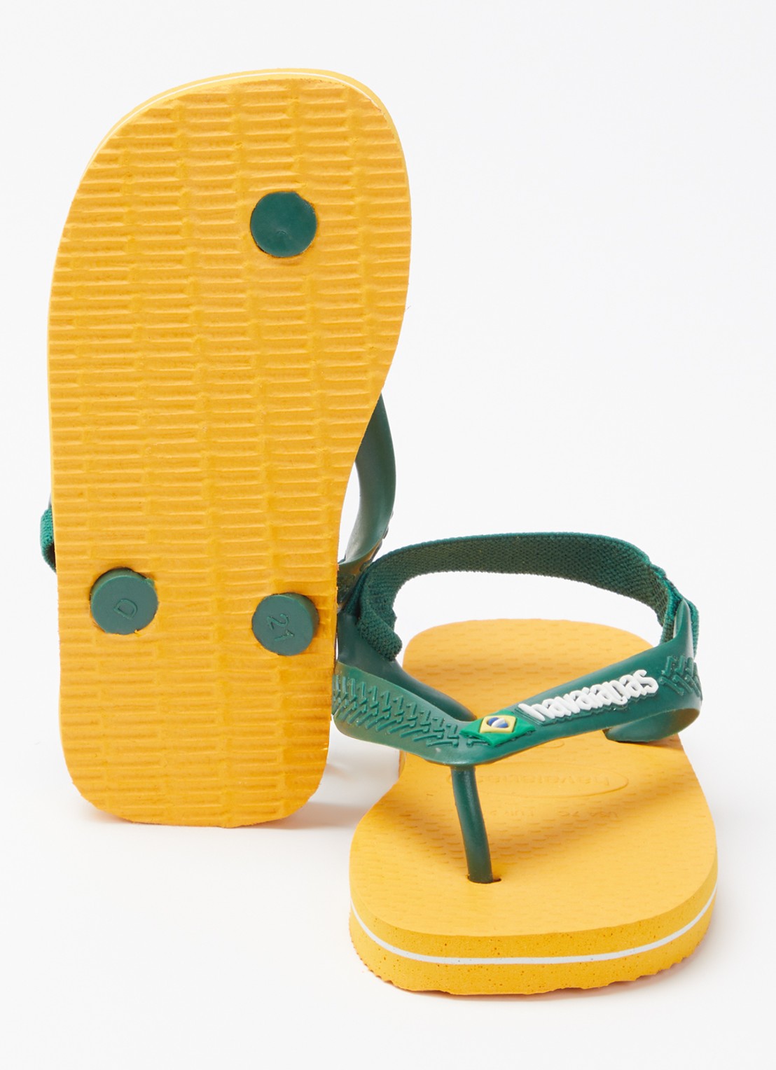 Havaianas Brasil slipper met enkelband - detail 4 orange