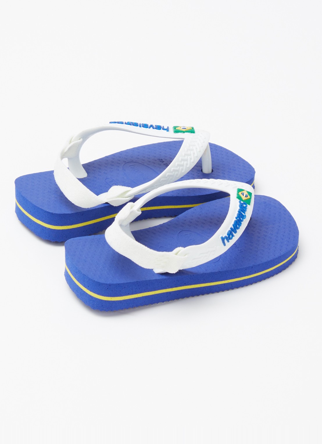Havaianas Brasil slipper met enkelband - achterkant royalblauw