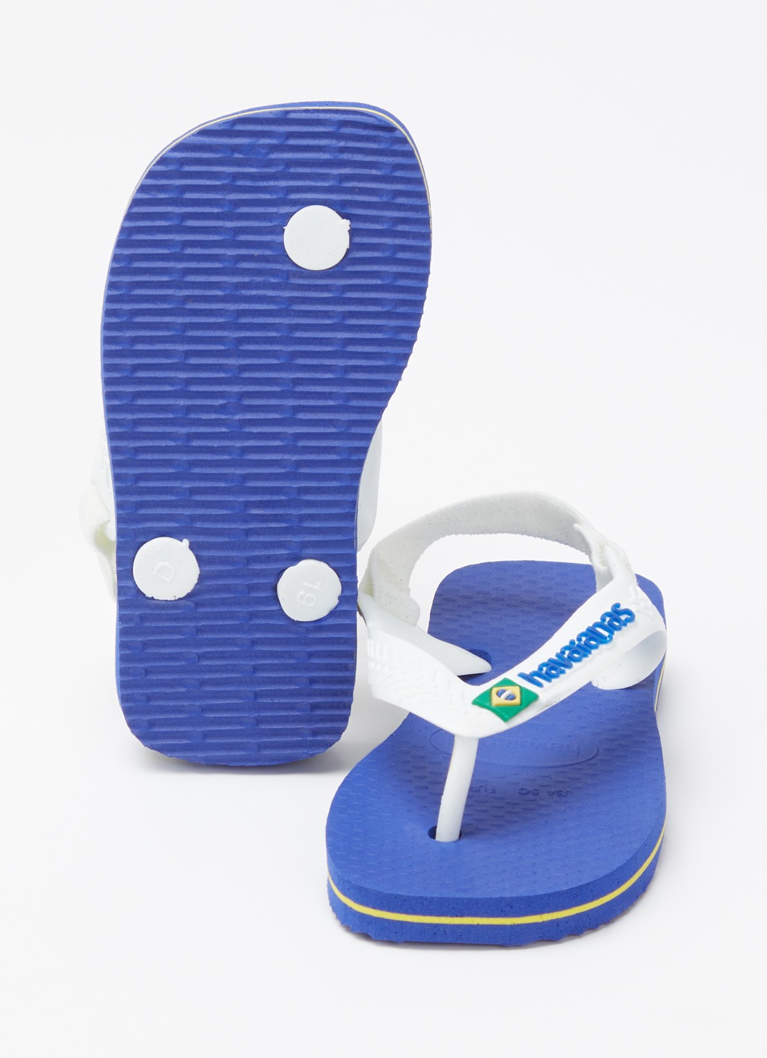 Havaianas Brasil slipper met enkelband - detail 4 royalblauw