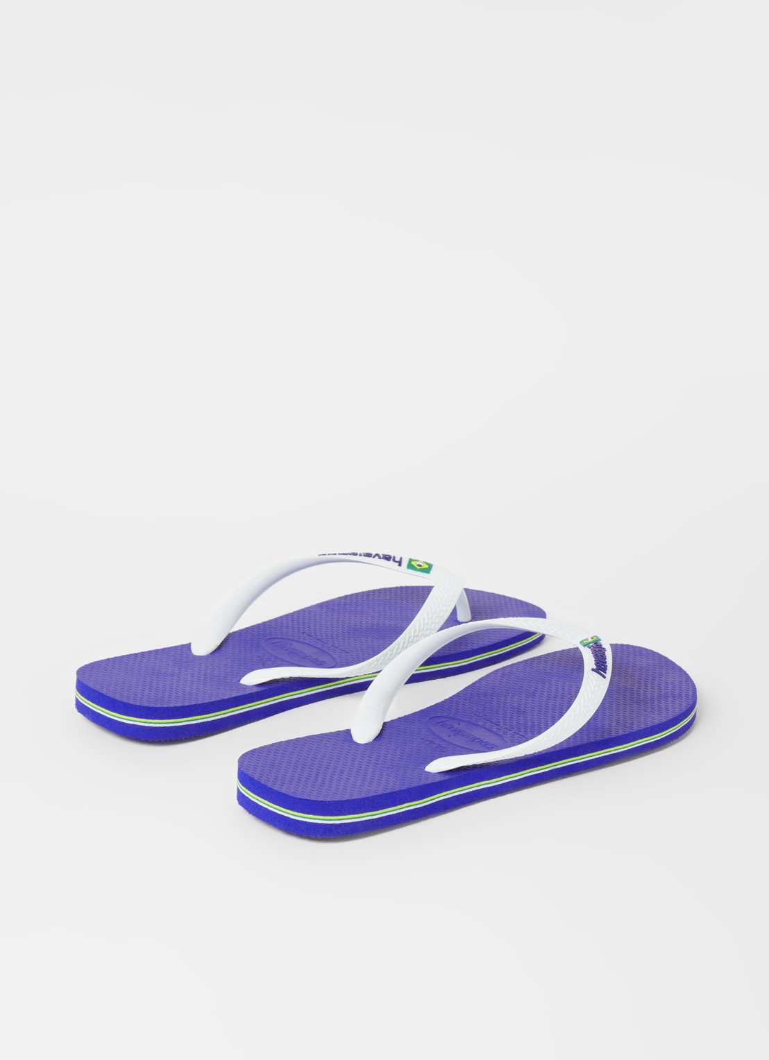 Havaianas Brasil slipper met logo - detail 3 paars
