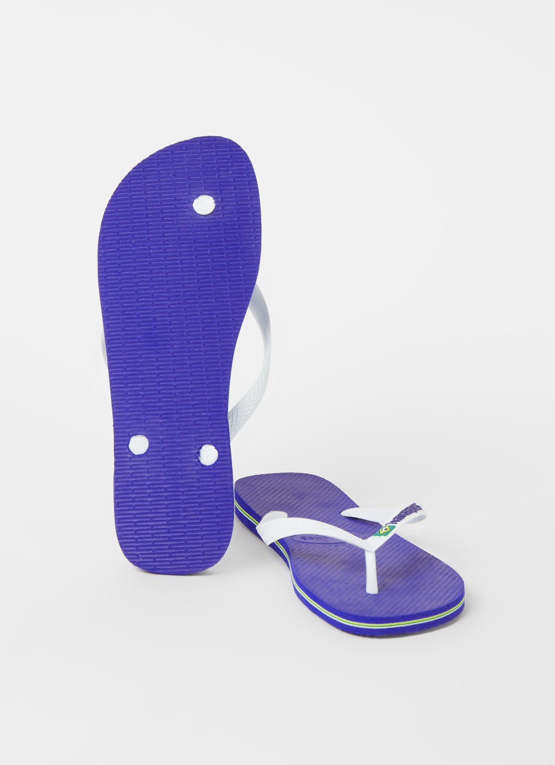 Havaianas Brasil slipper met logo - detail 4 paars
