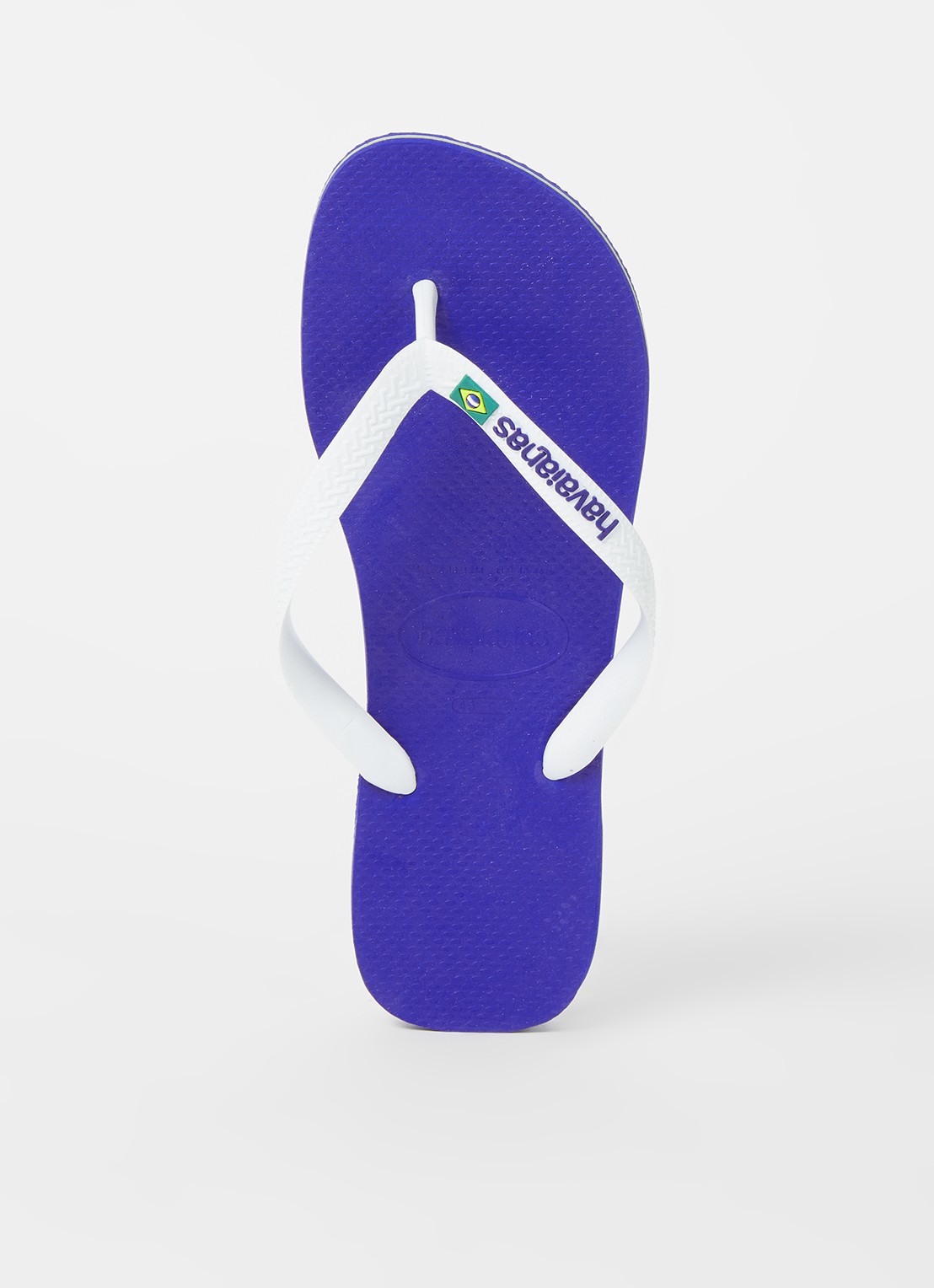 Havaianas Brasil slipper met logo - voorkant paars