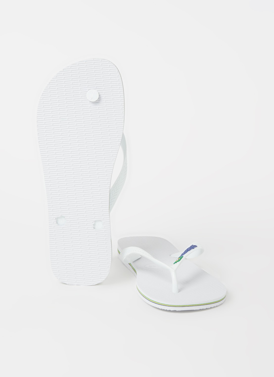 Havaianas Brasil slipper met logo - detail 4 wit