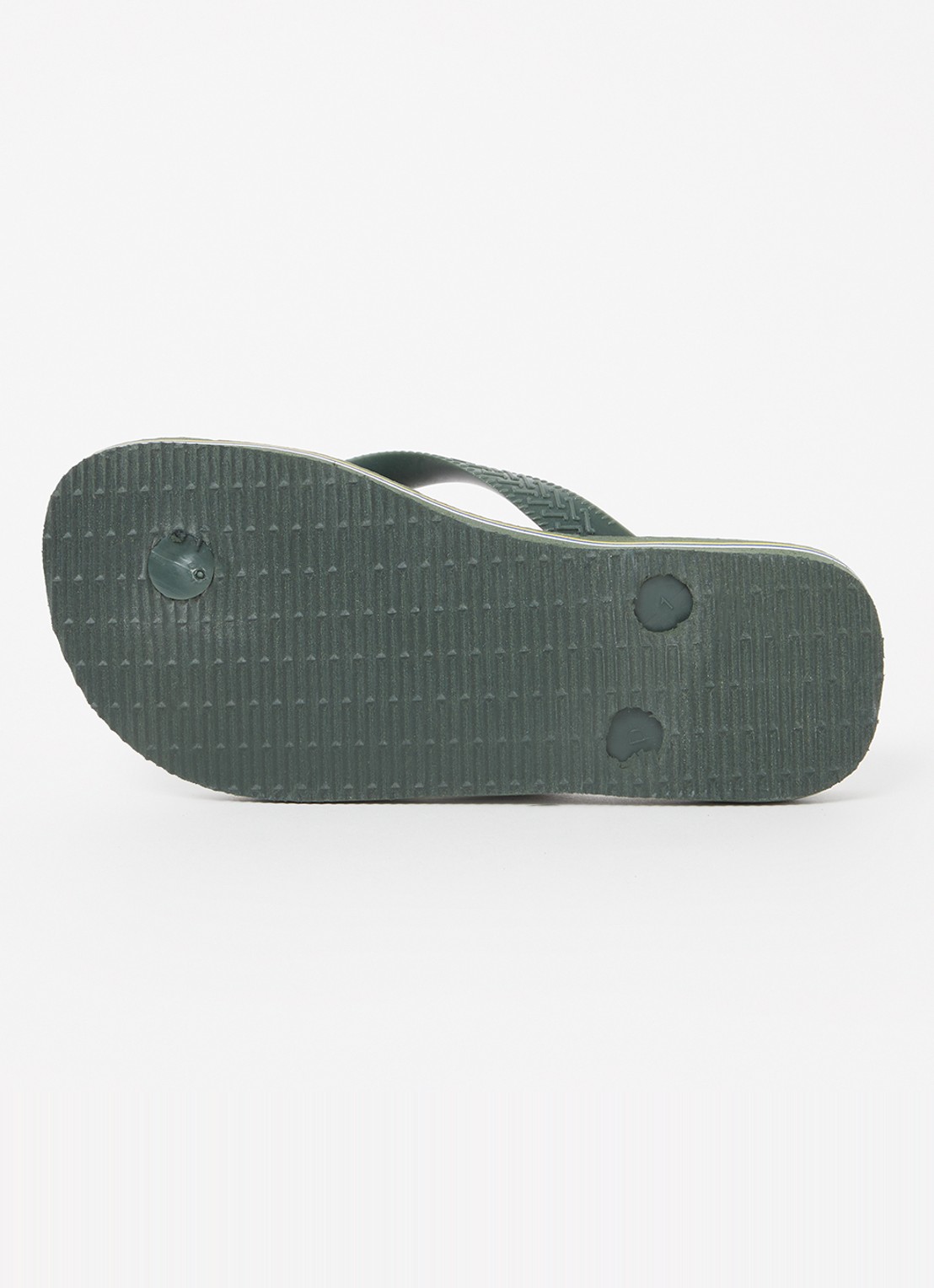 Havaianas Brasil slipper met logo - detail 3 olijfgroen