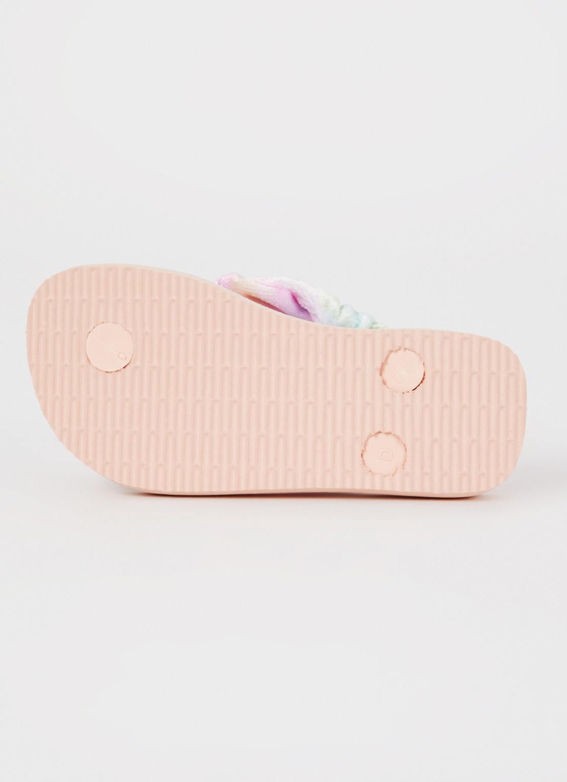 Havaianas Fluffy slippers van fluweel met print - detail roze