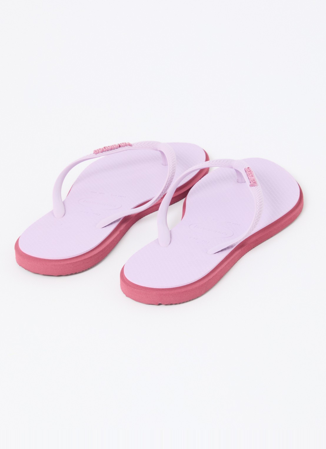 Havaianas Slim Point slipper met logo - achterkant 3 lichtpaars