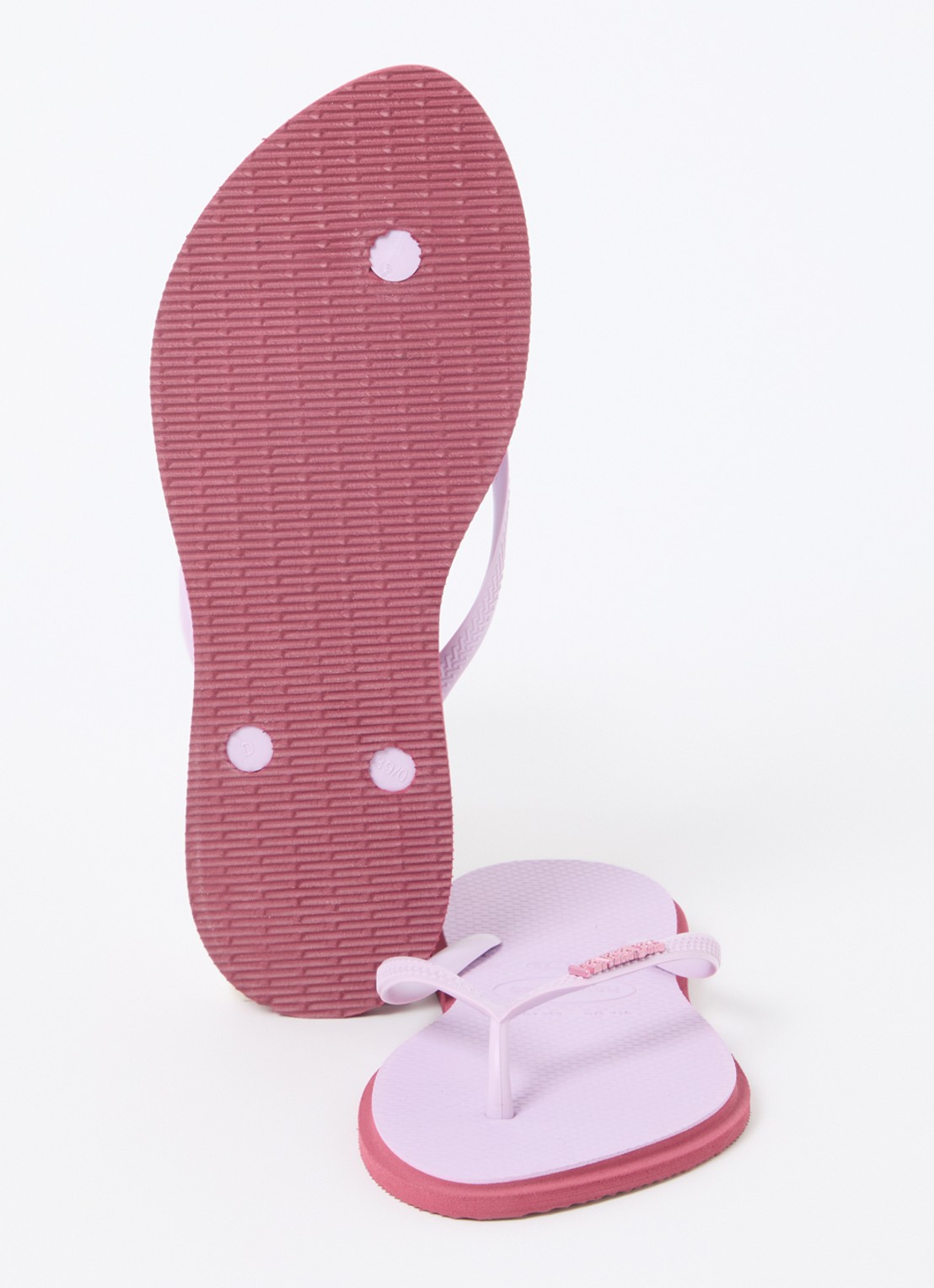 Havaianas Slim Point slipper met logo - detail 4 lichtpaars