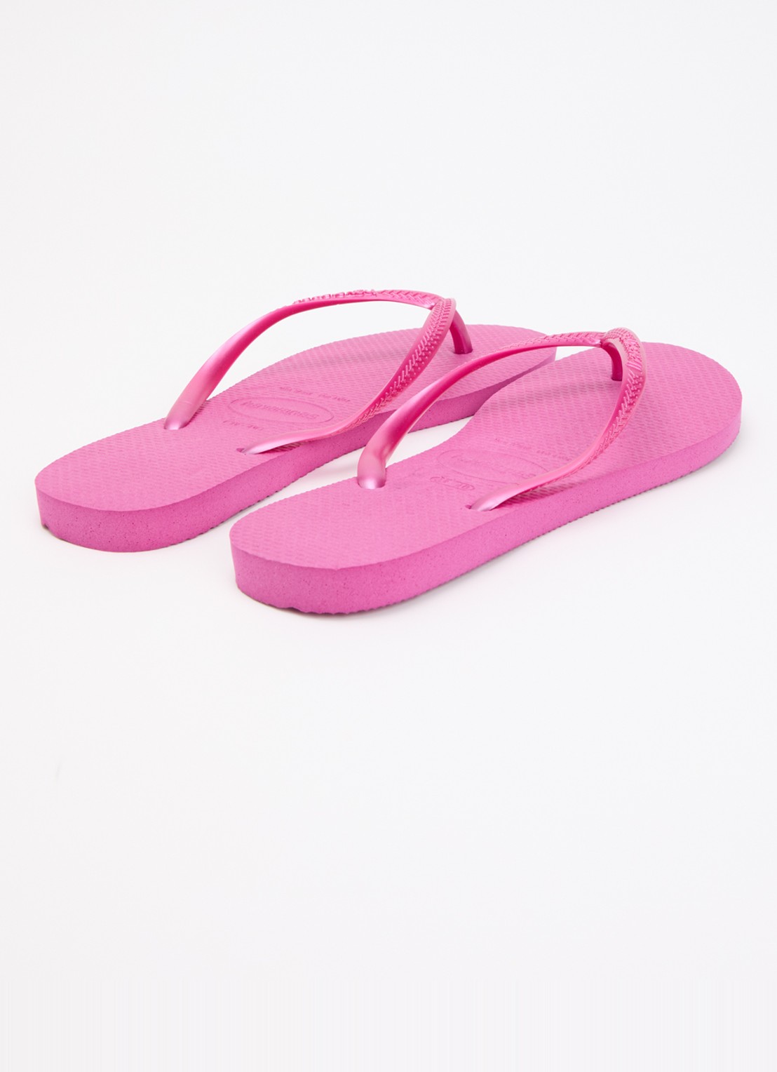 Havaianas Slim slipper met logo - achterkant 4 roze