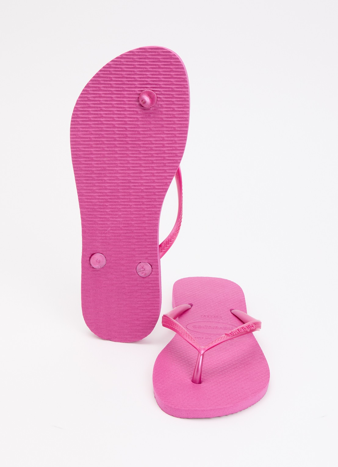 Havaianas Slim slipper met logo - detail 3 roze