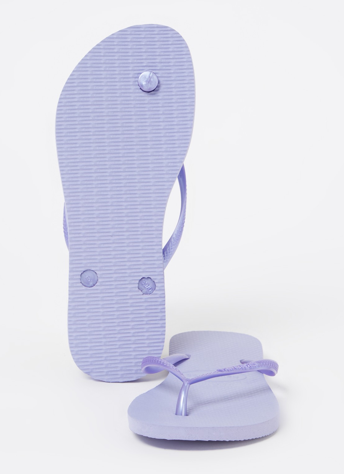 Havaianas Slim slipper met logo - detail lila