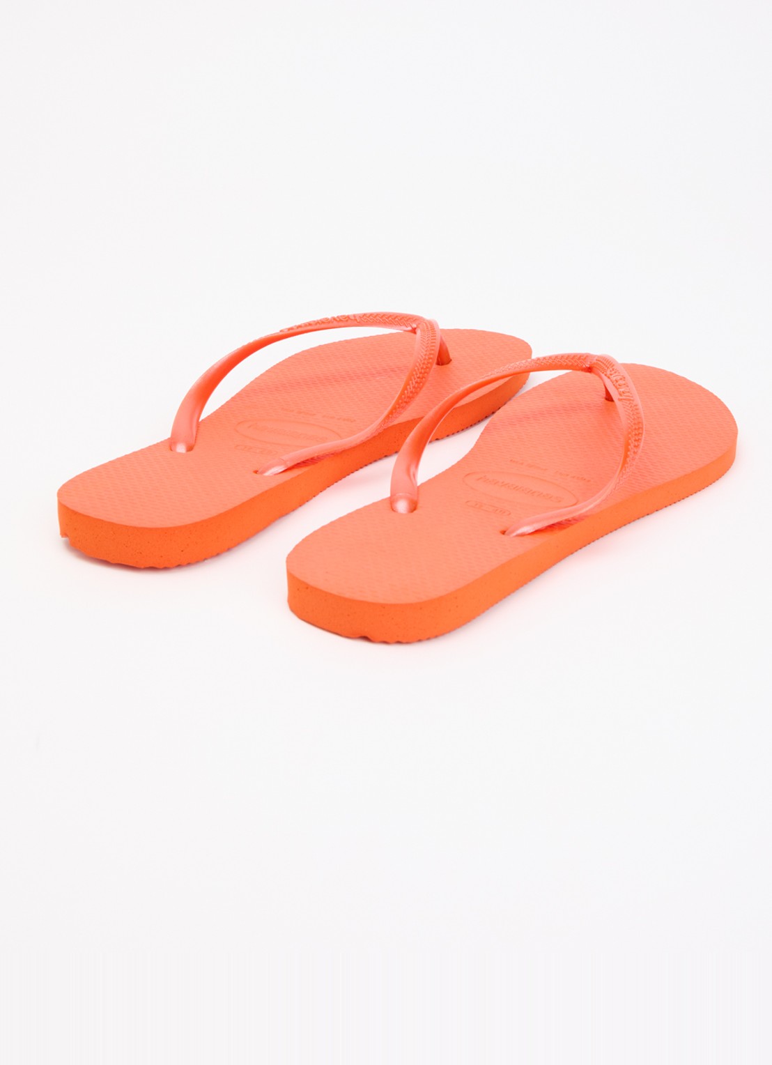 Havaianas Slim slipper met logo - achterkant 4 orange