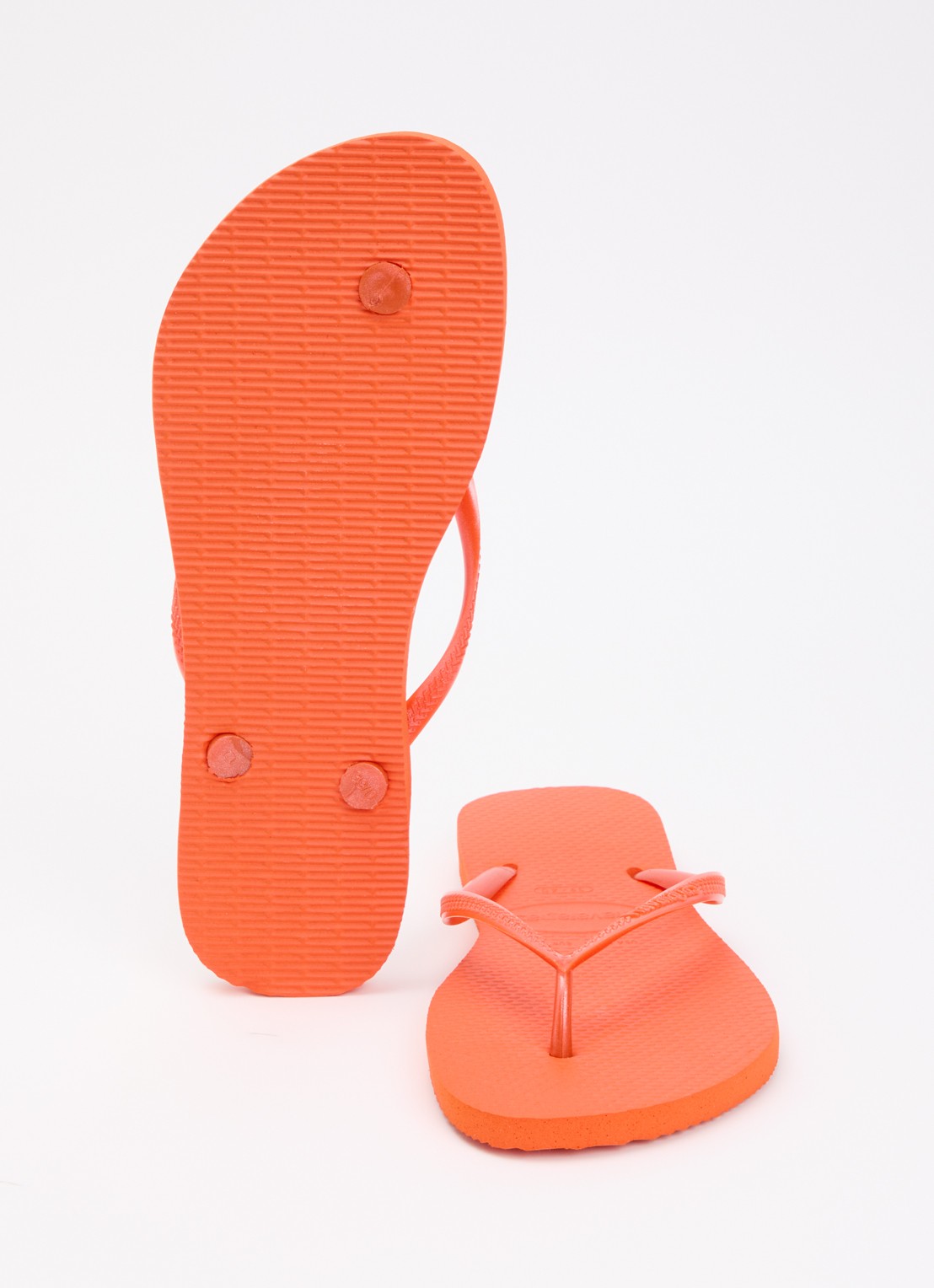 Havaianas Slim slipper met logo - detail 3 orange