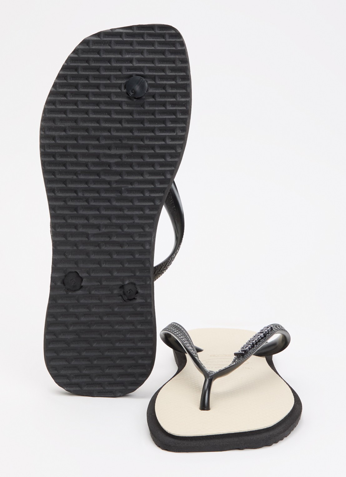 Havaianas Slipper met logo - detail 4 zwart