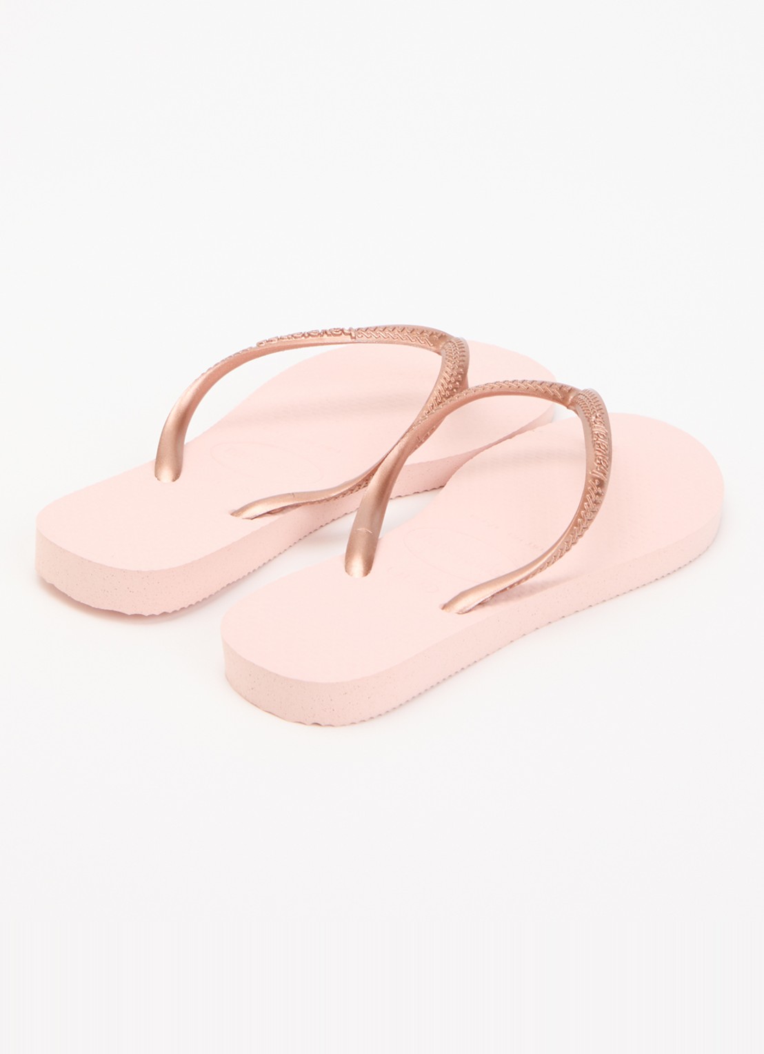 Havaianas Slipper met logo - achterkant 3 oudroze